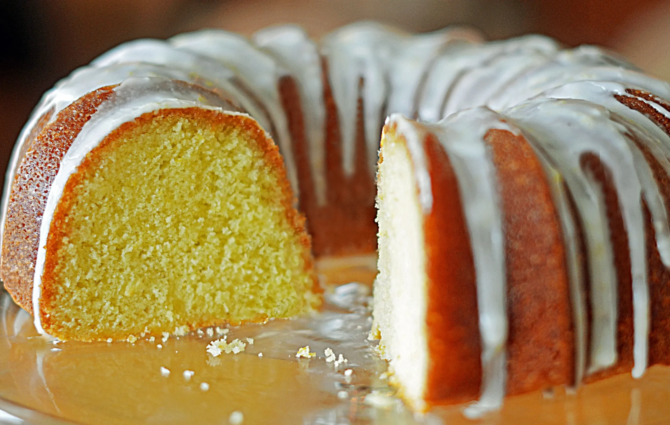 Pound Cake with Brandy and Lemon Cream