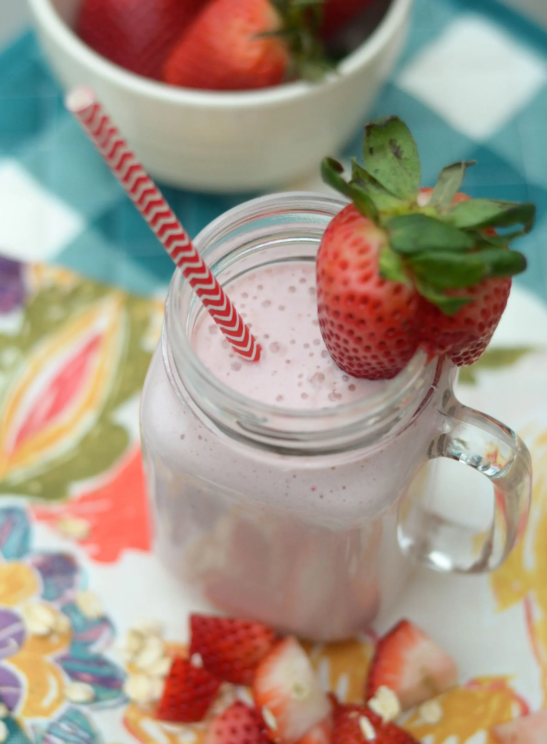 Prep Ahead Strawberry Smoothies