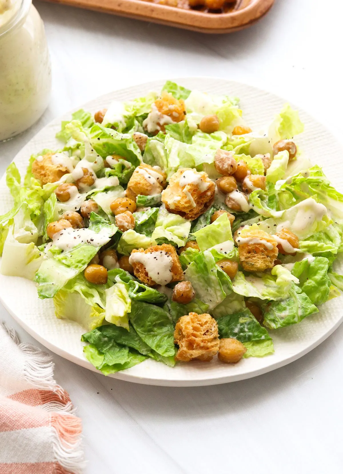 Protein Vegan Caesar Salad