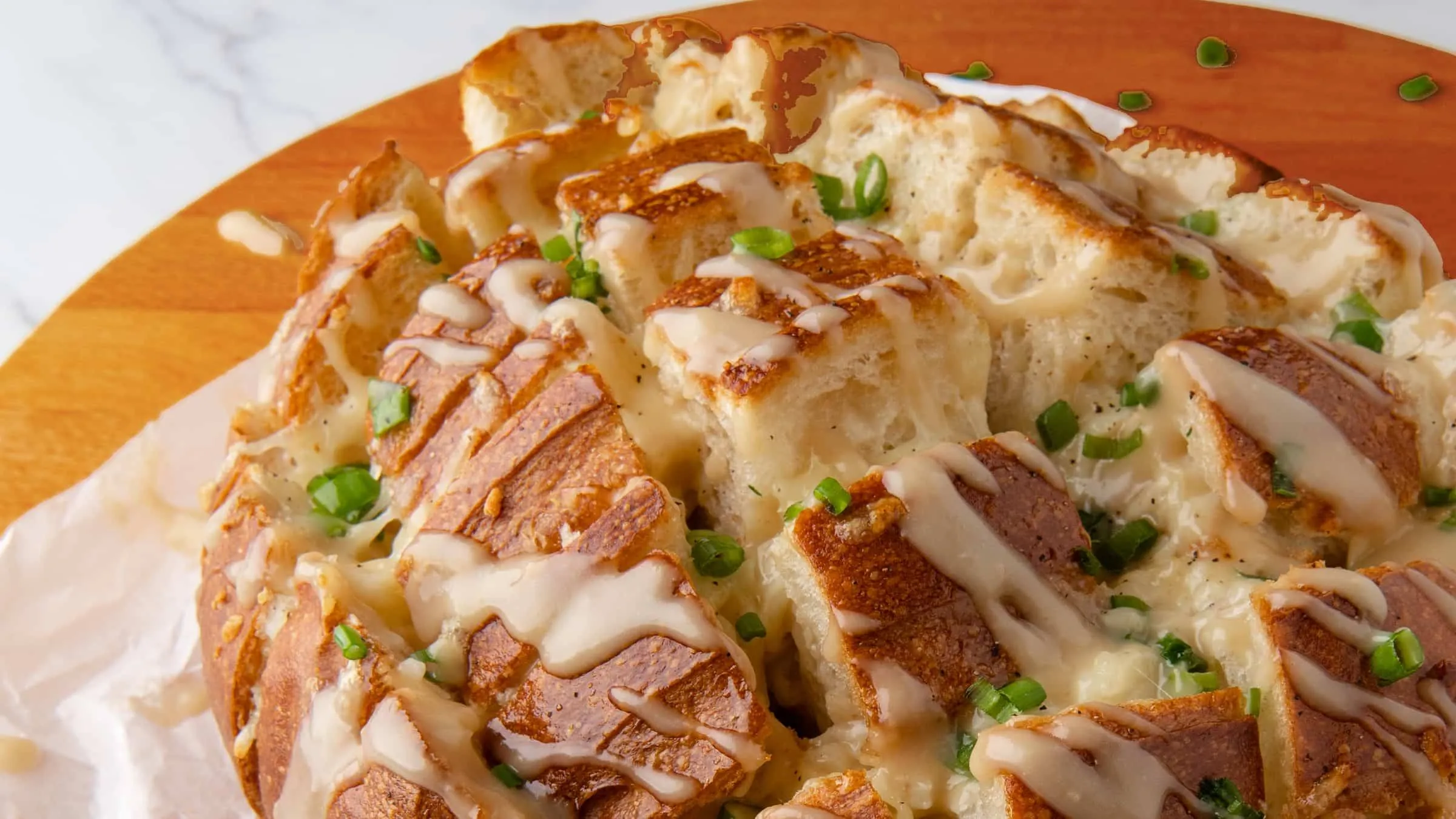Pull Apart Garlic Loaf Dairy Free