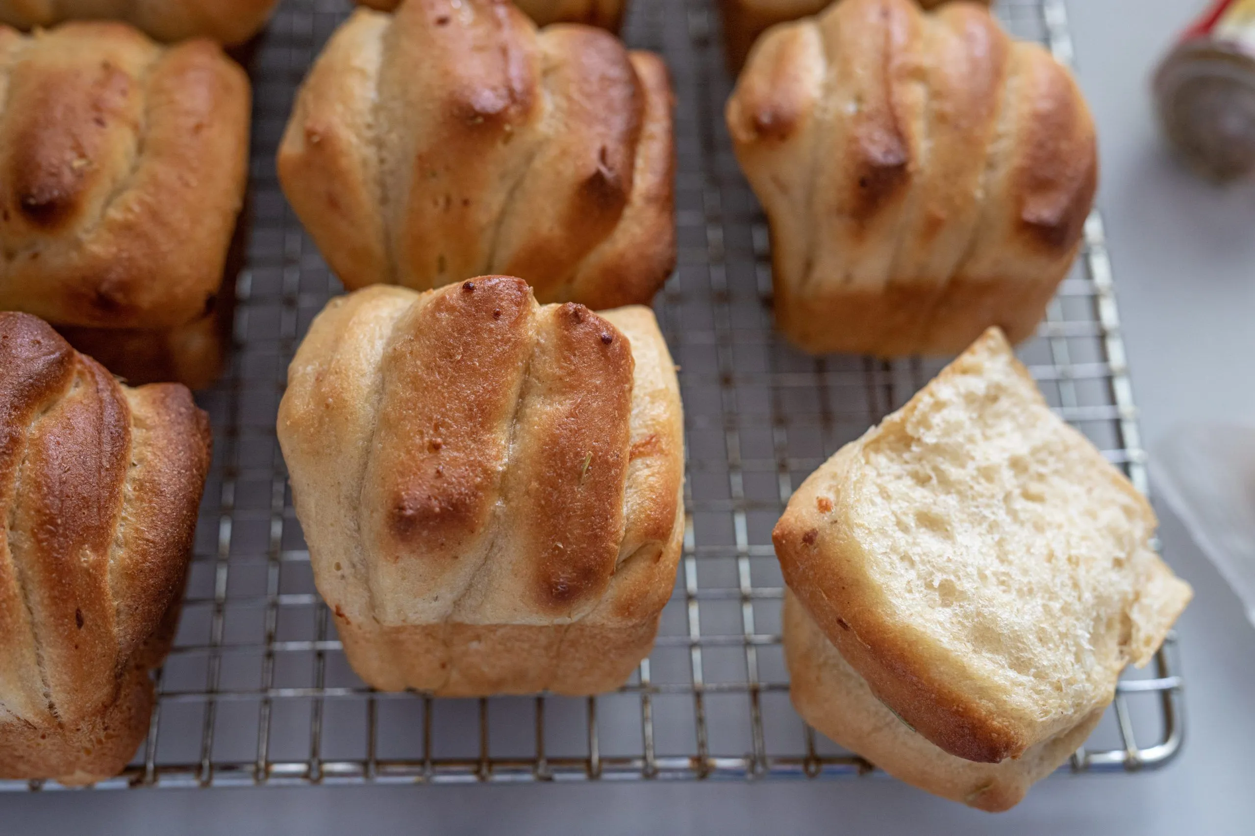 Pull Apart Whole Wheat Potato Rolls