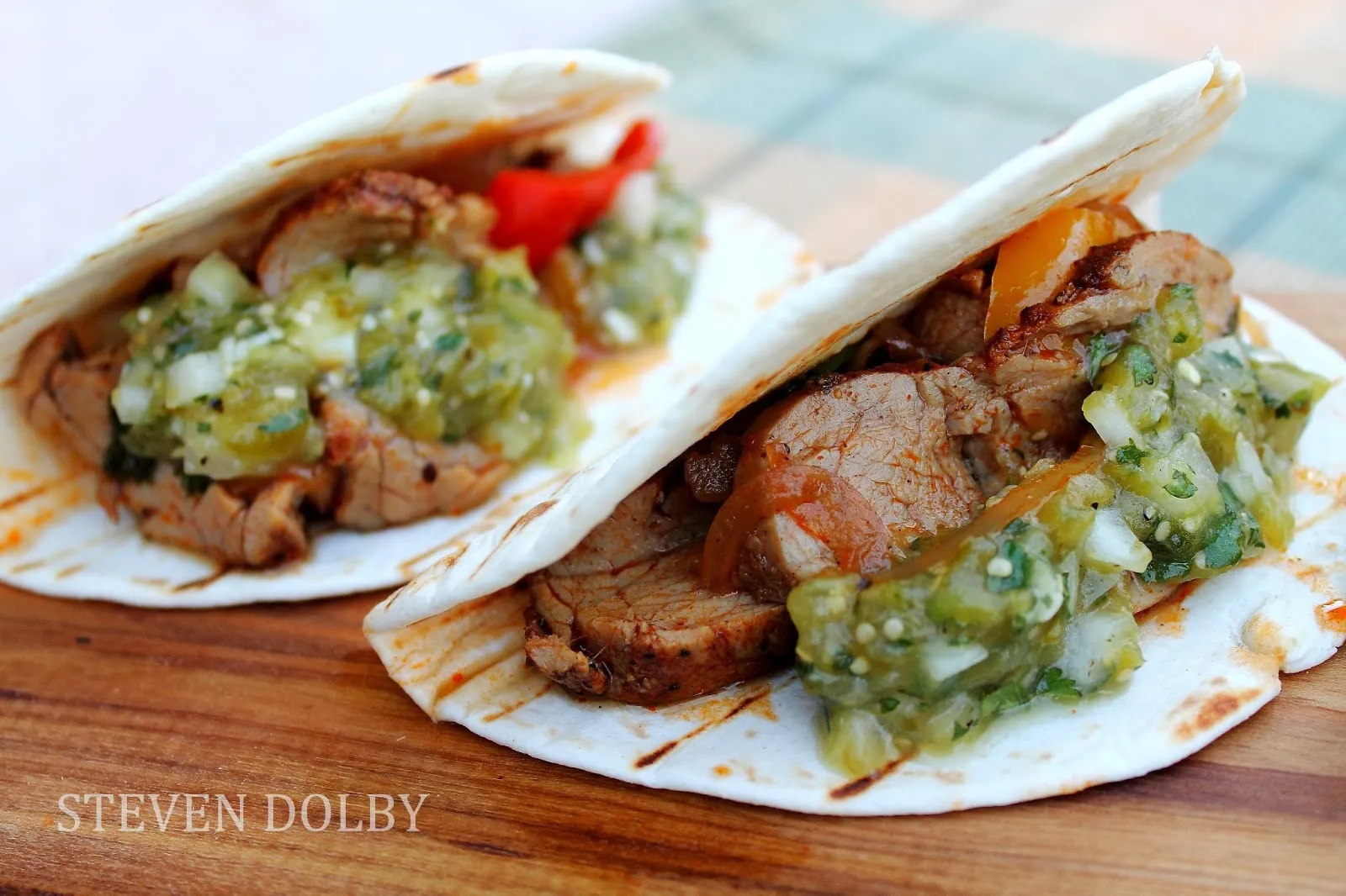 Pulled Pork Tacos with Tomatillo Salsa