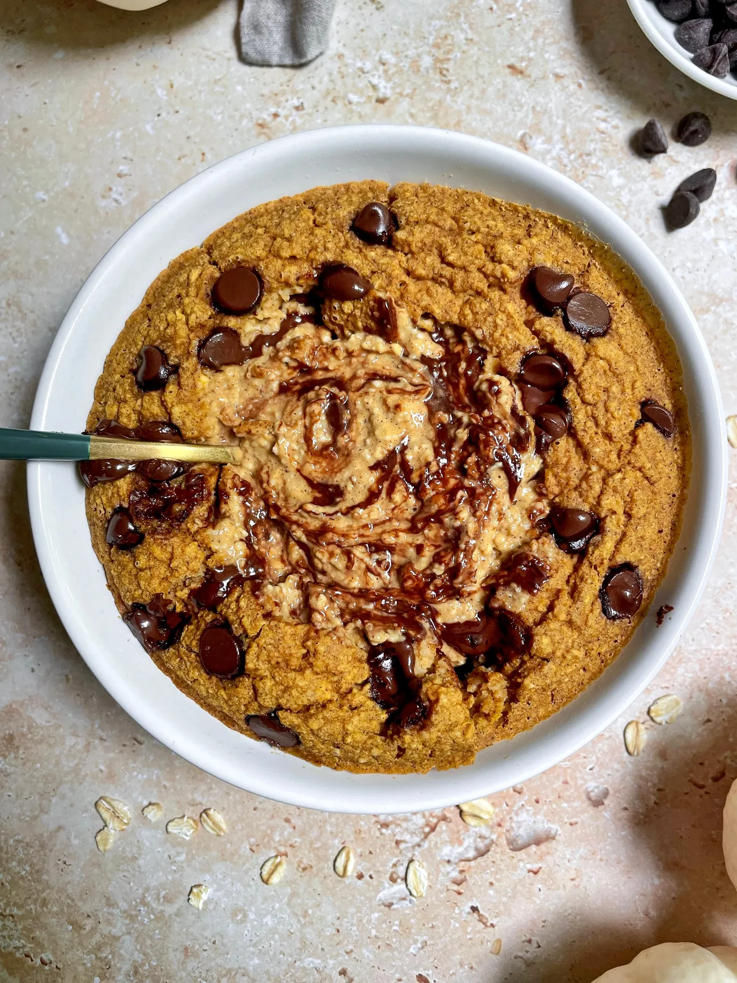 Pumpkin Blended Baked Oats