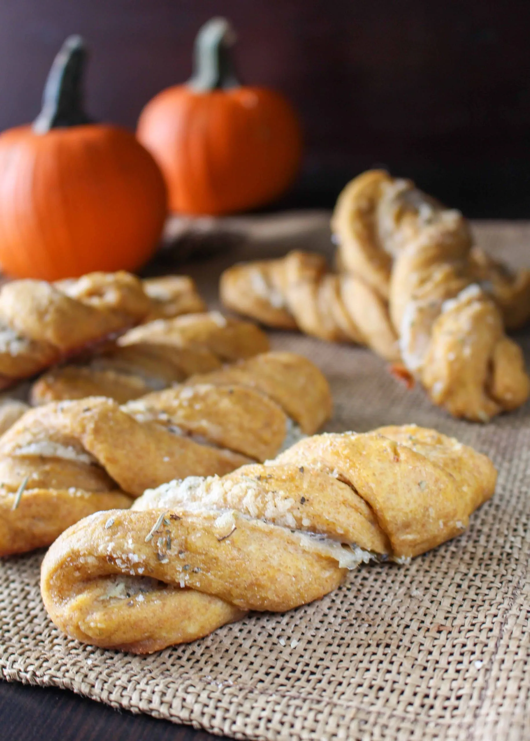 Pumpkin Butter Chocolate Chip Twists