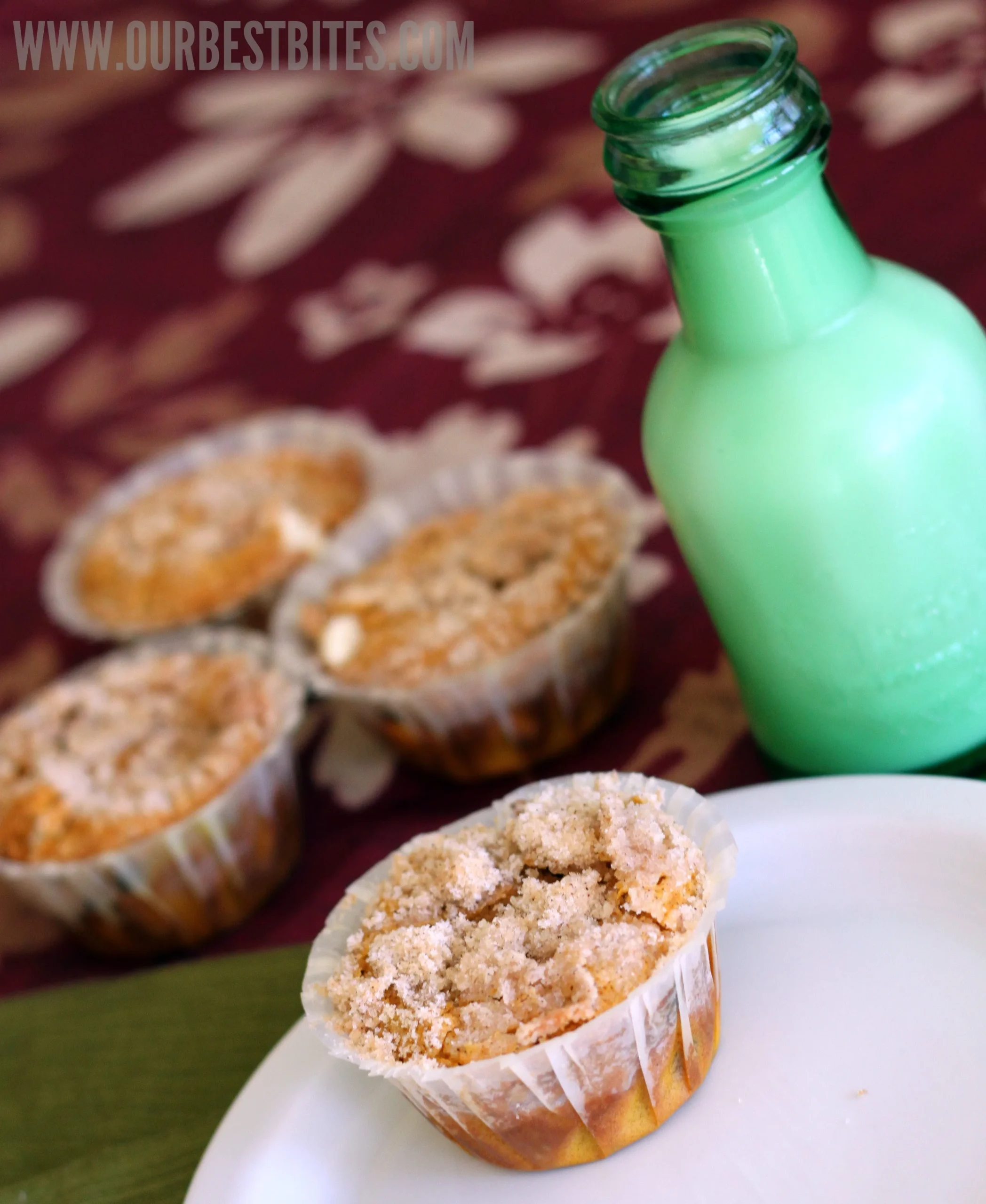 Pumpkin Chocolate Chip Streusel Muffins