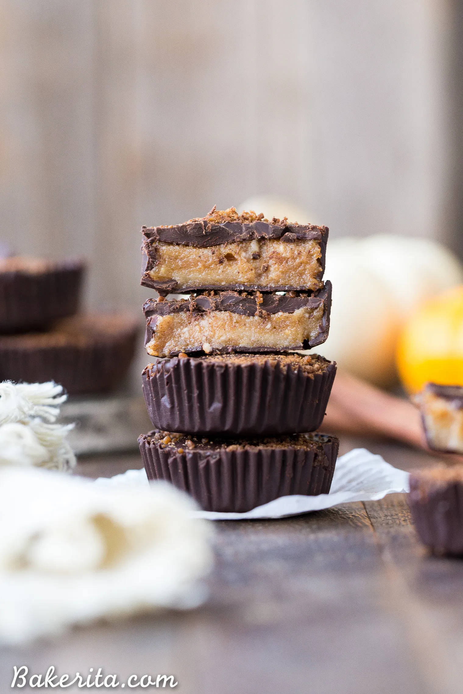 Pumpkin Chocolate Cups Vegan Gluten Free