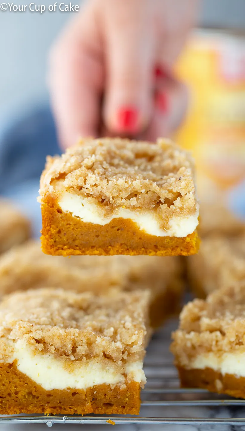 Pumpkin Cream Cheese Crumb Cake