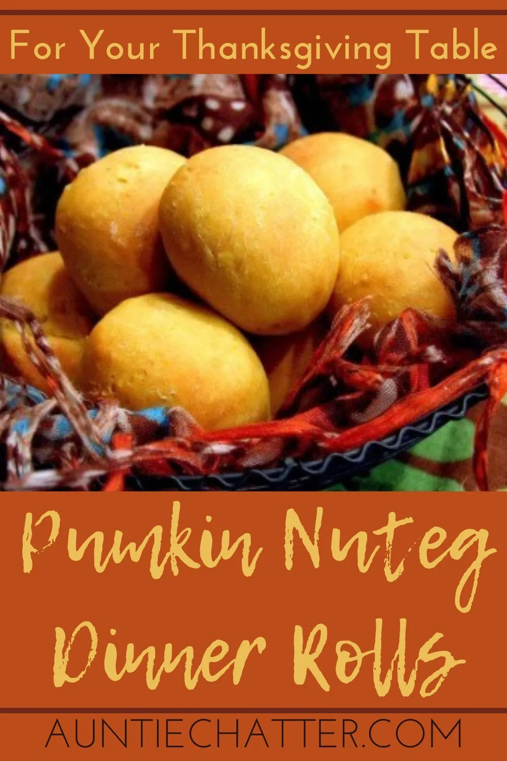 Pumpkin Nutmeg Dinner Rolls