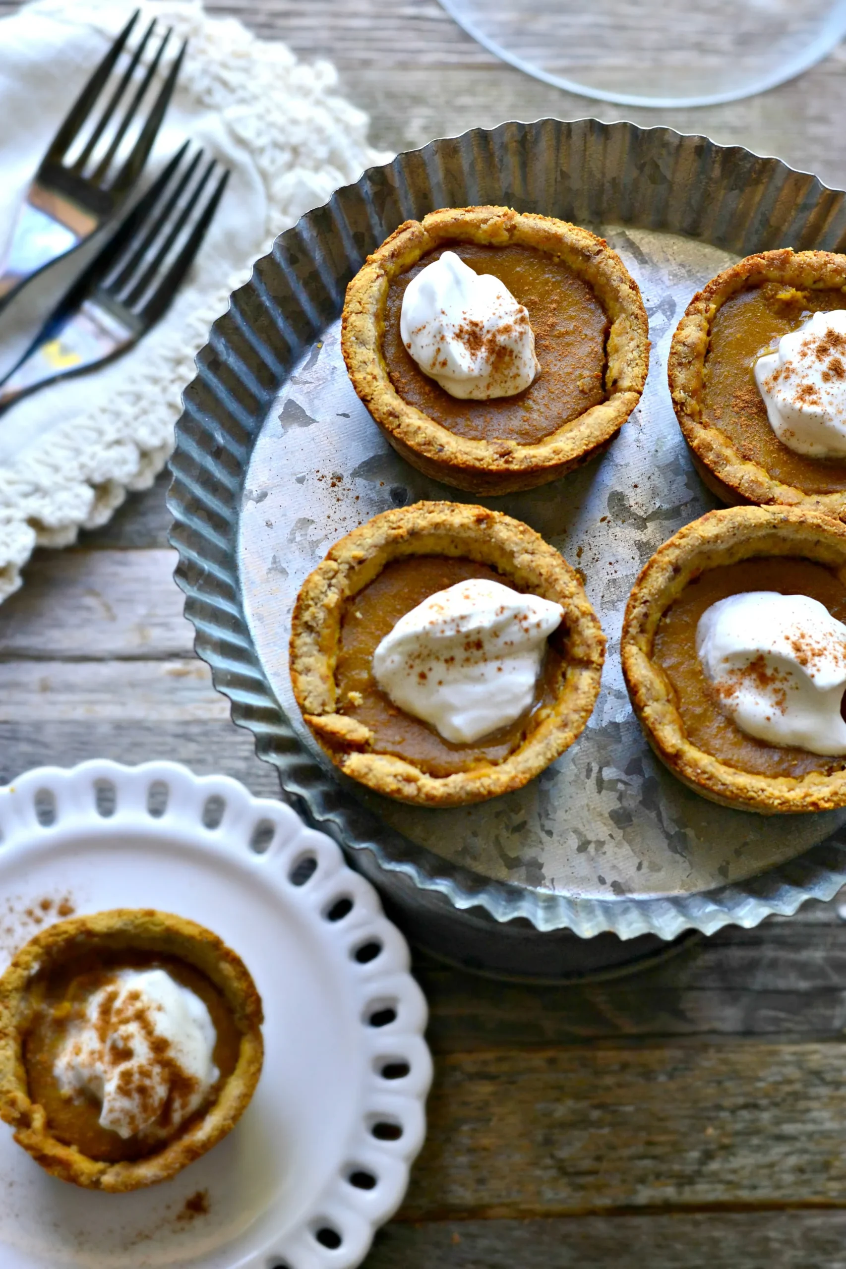 Pumpkin Pie for Two (Egg Free)