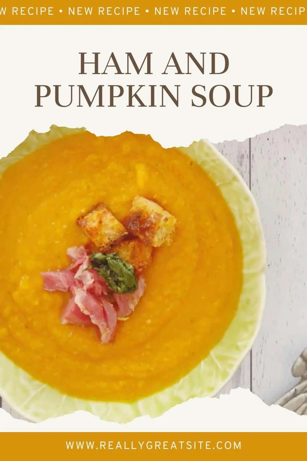Pumpkin Soup with Jambon de Bayonne