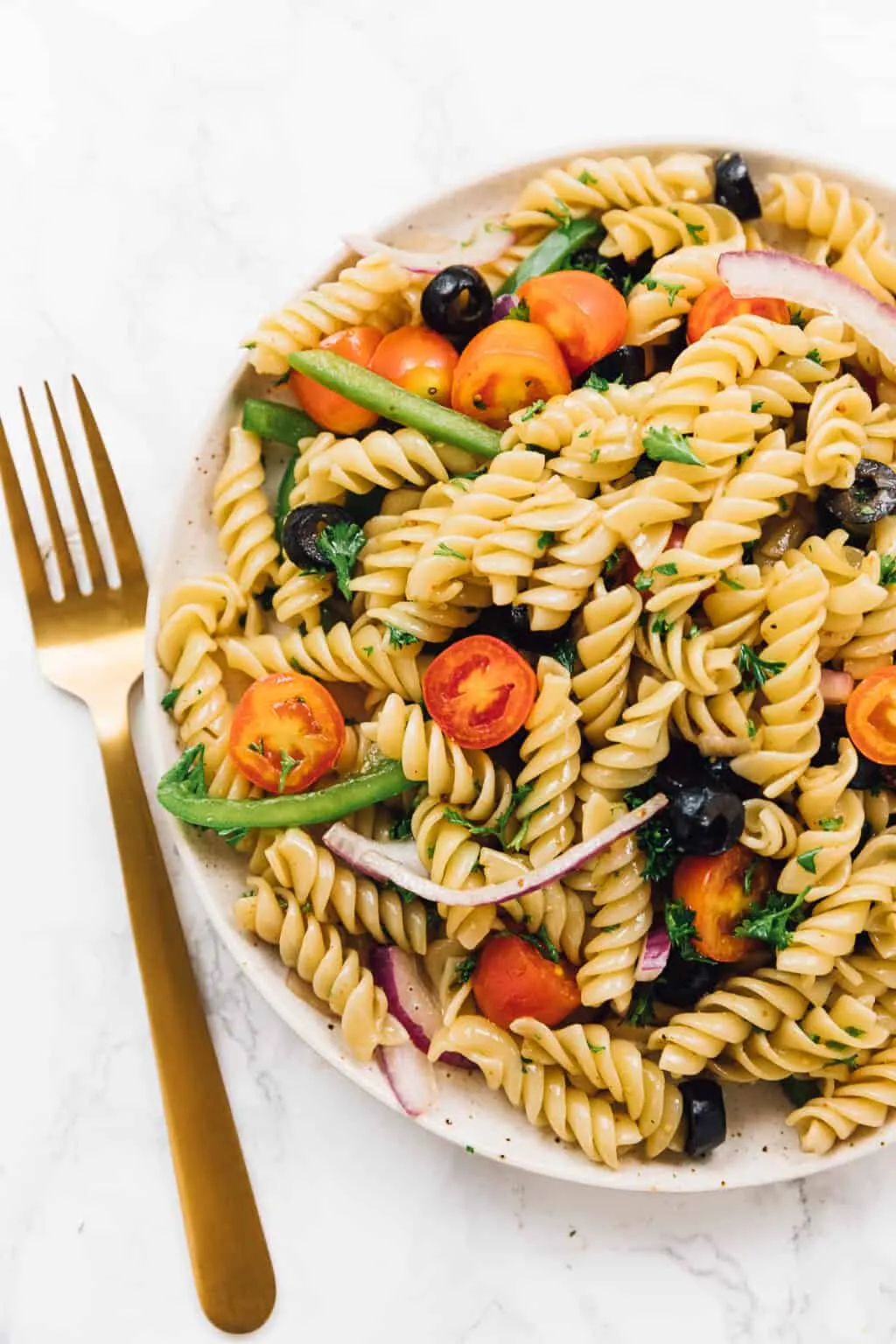 Quick Easy Vegan Pasta Salad