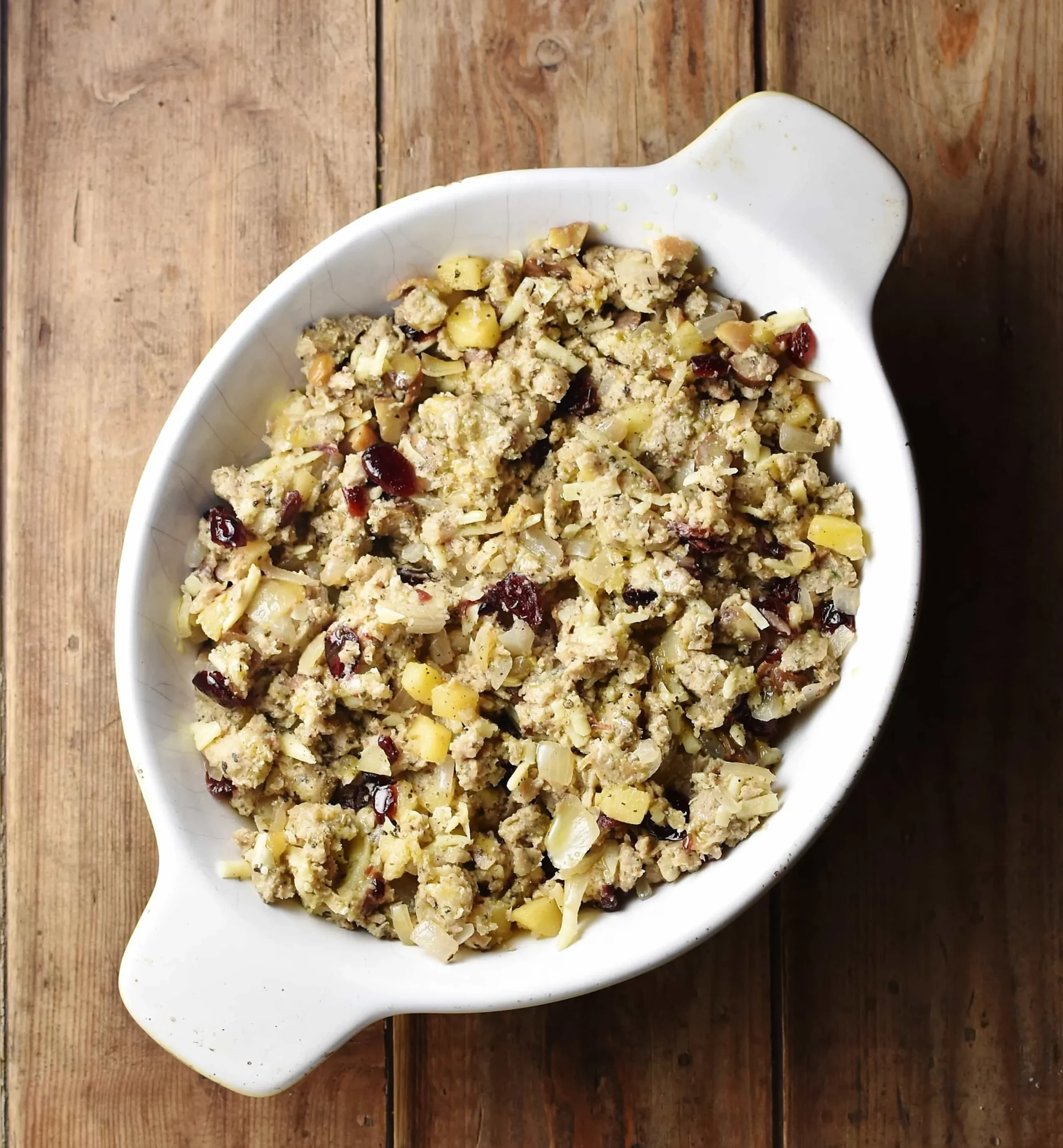 Quick Vegetarian Christmas Stuffing