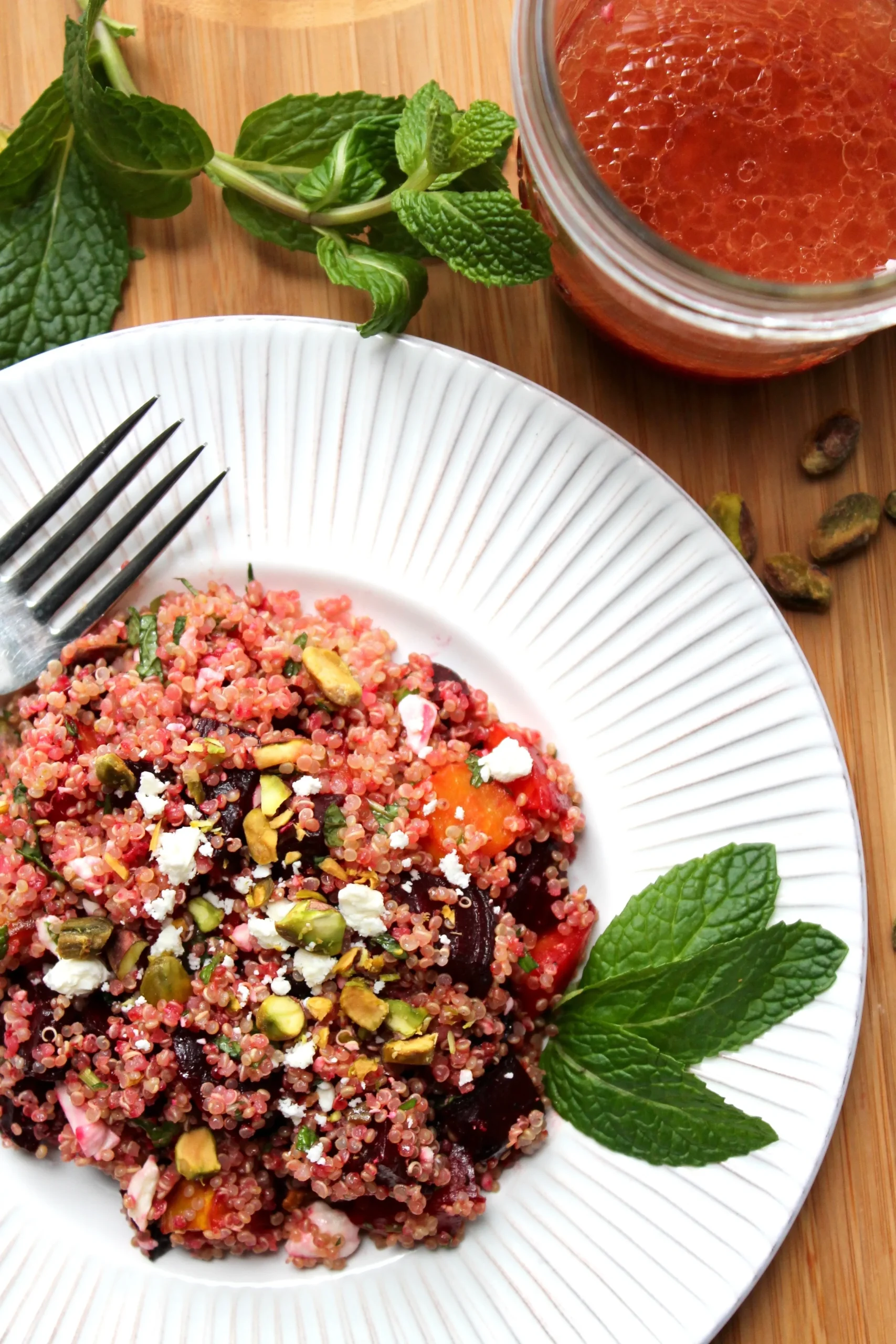 Quinoa Beet and Blood Orange Salad