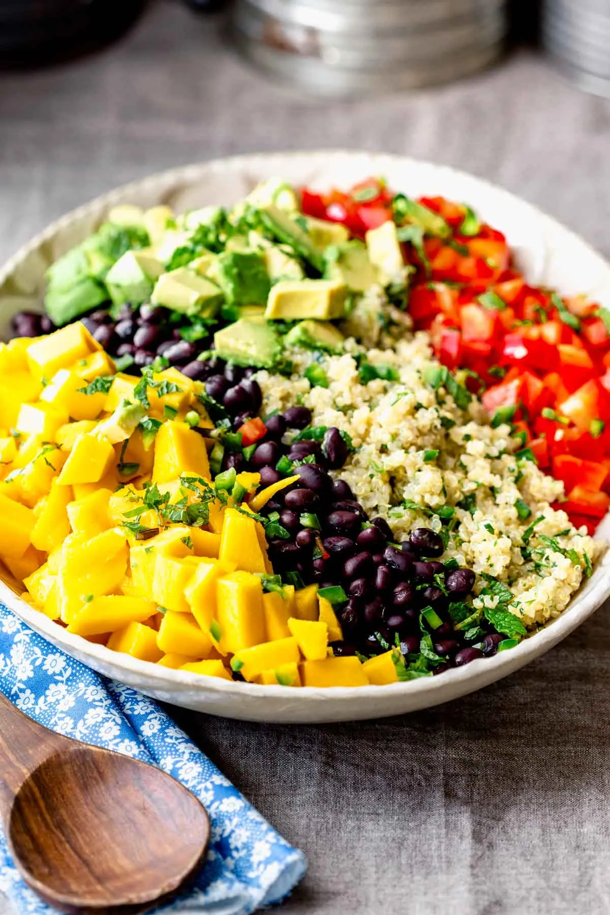 Quinoa Salad with Avocado and Black Beans