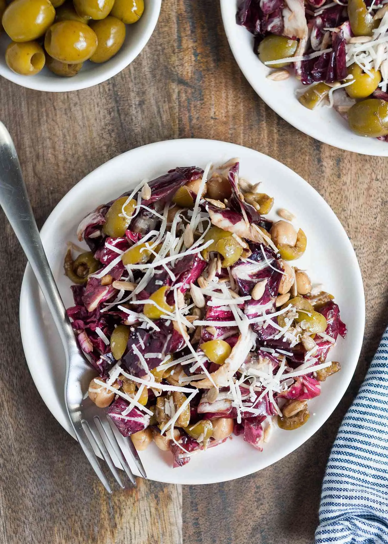 Radicchio and Chickpea Salad