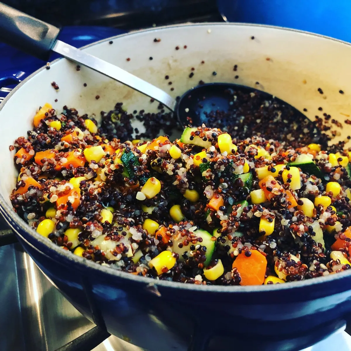 Rainbow Roasted Veggies with Quinoa