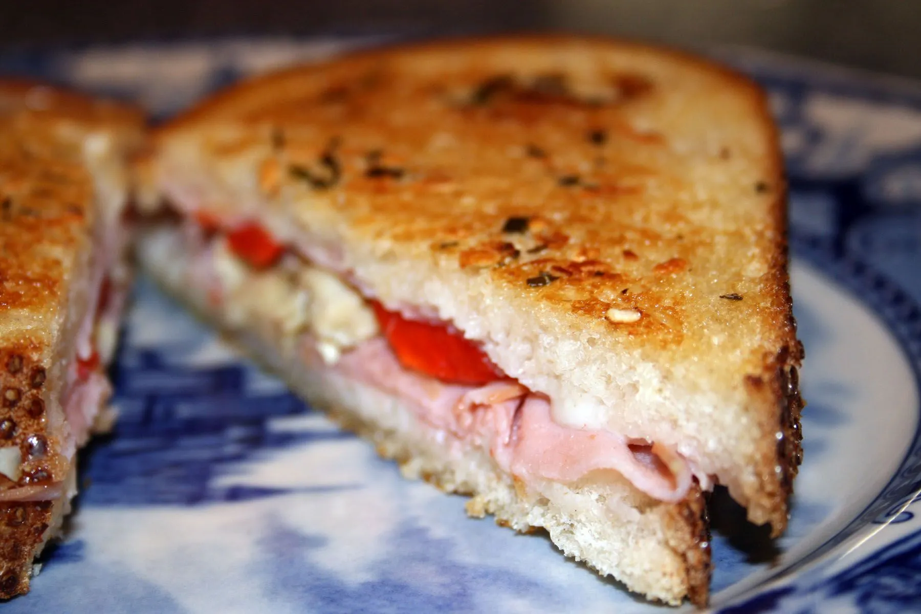 Red Pepper and Artichoke Panini