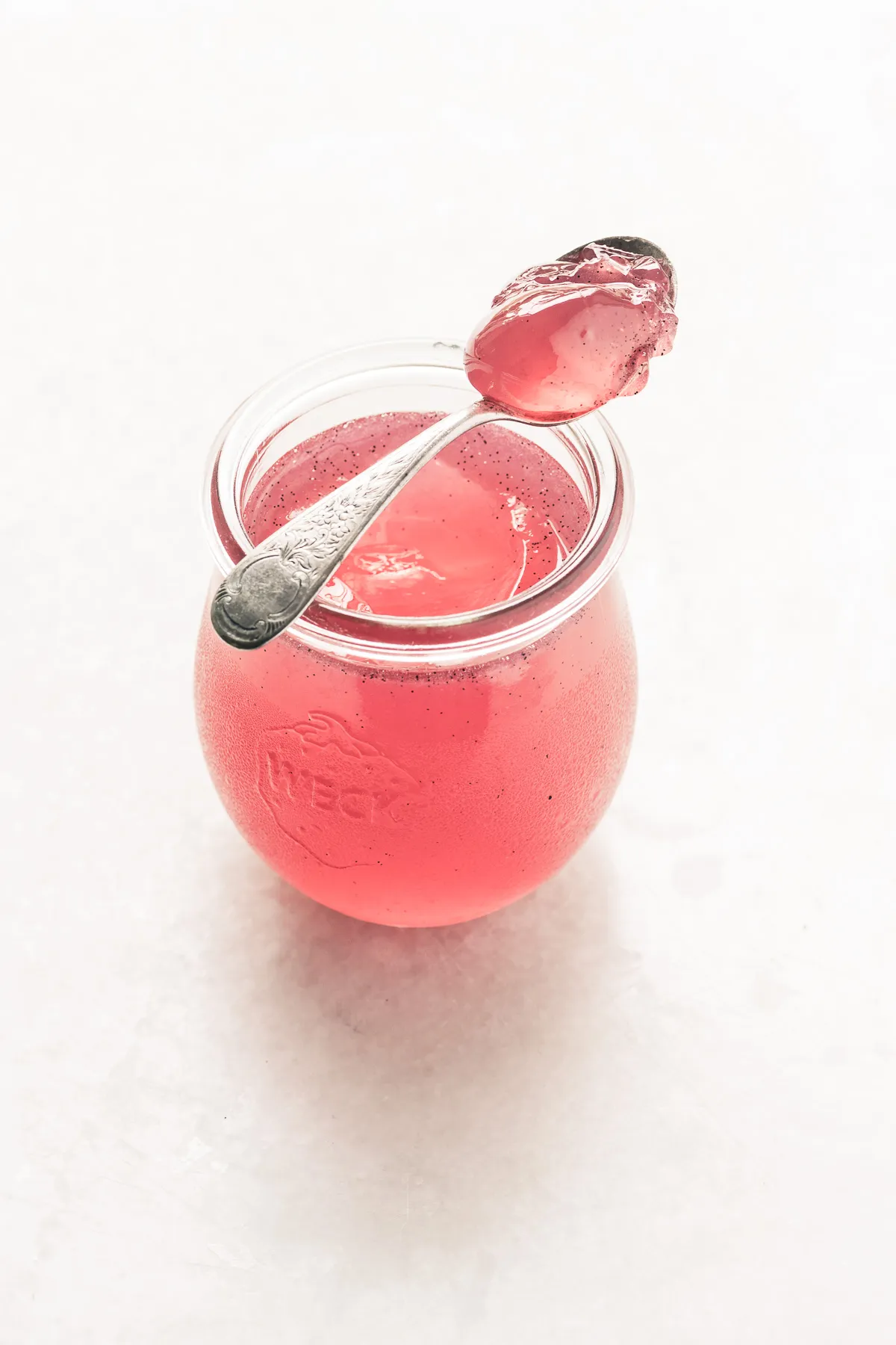 Rhubarb Vanilla Bean Jelly