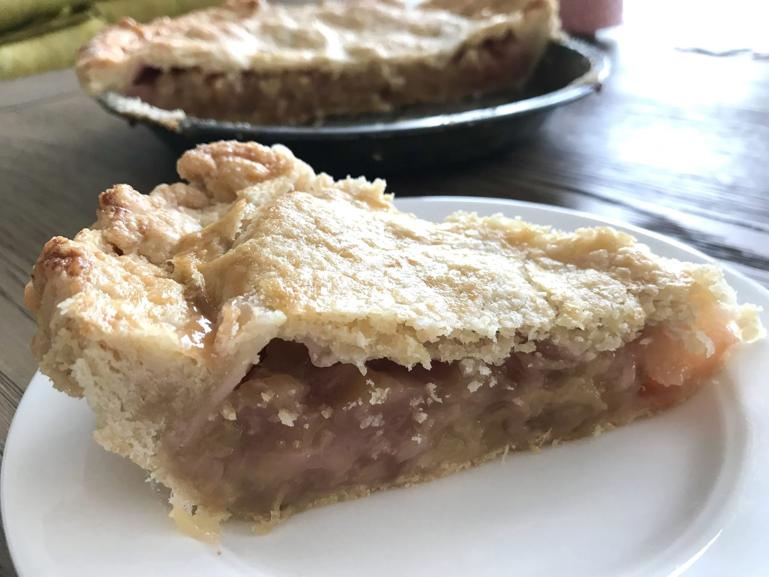 Rhubarb and Pineapple Pie