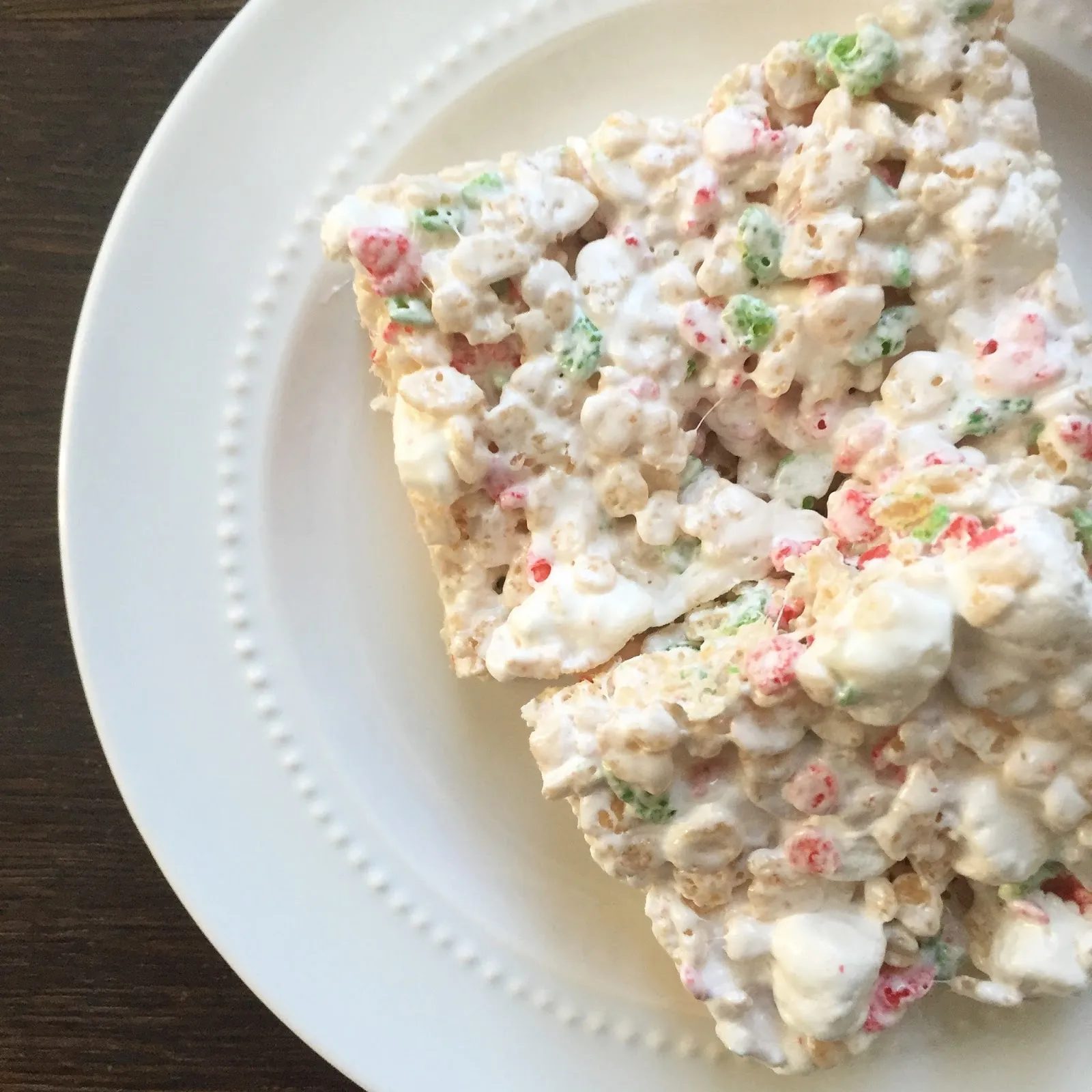 Rice Krispie Treats with Marshmallow Fluff