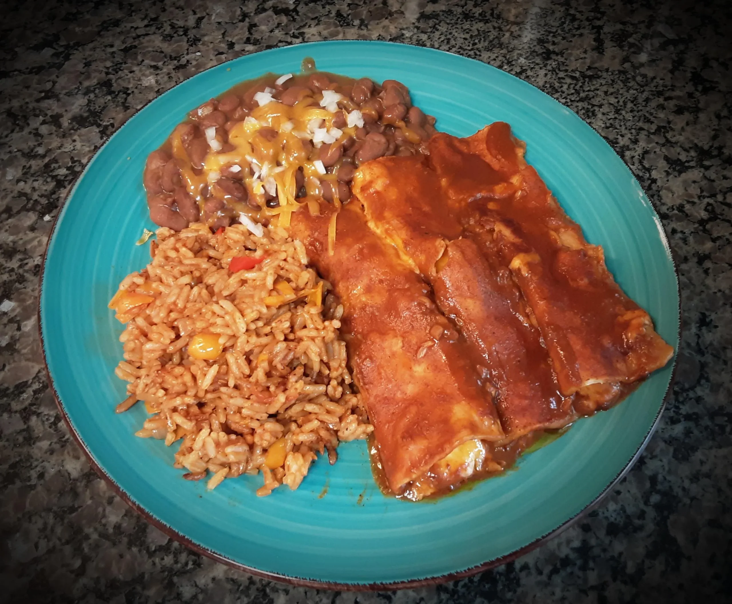Rice and Beans with Cheese