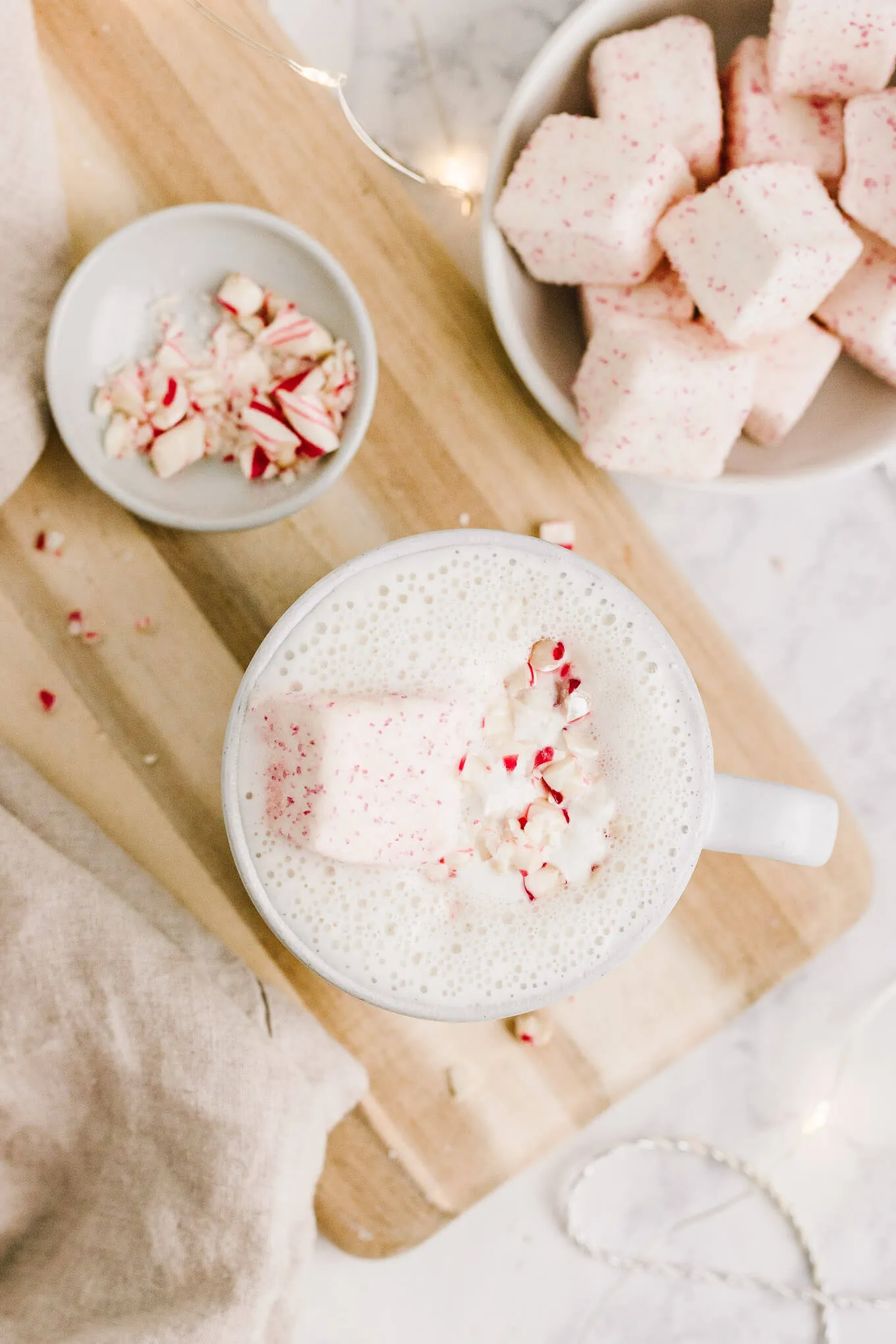Rich and Creamy Peppermint Hot Chocolate Vegan