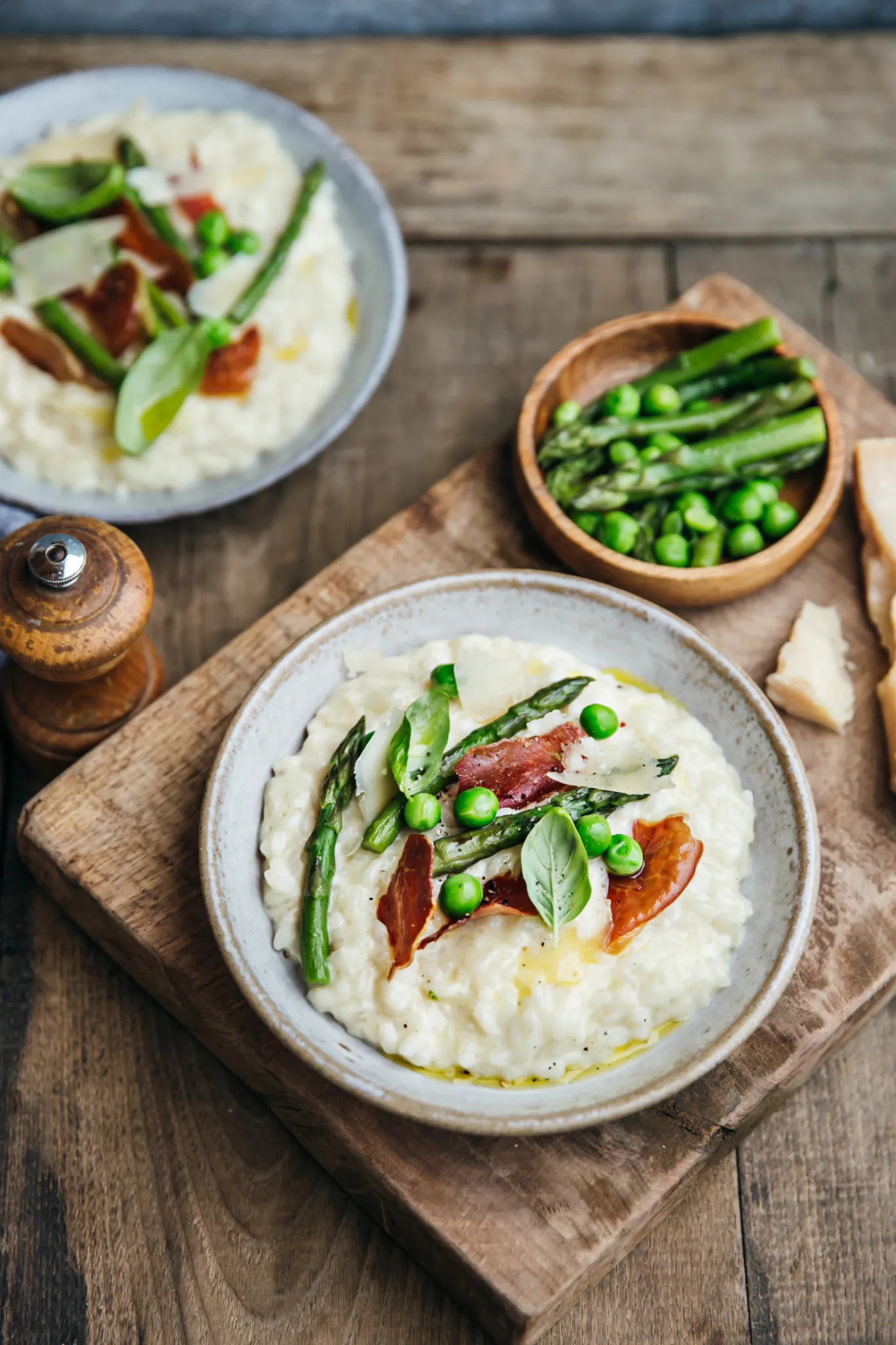 Risotto la Copa et au Parmesan