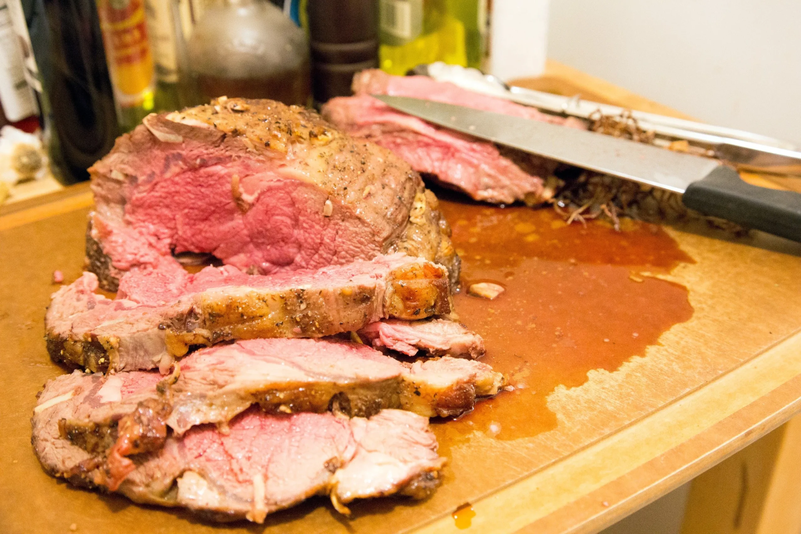 Roast Prime Rib with Thyme Au Jus