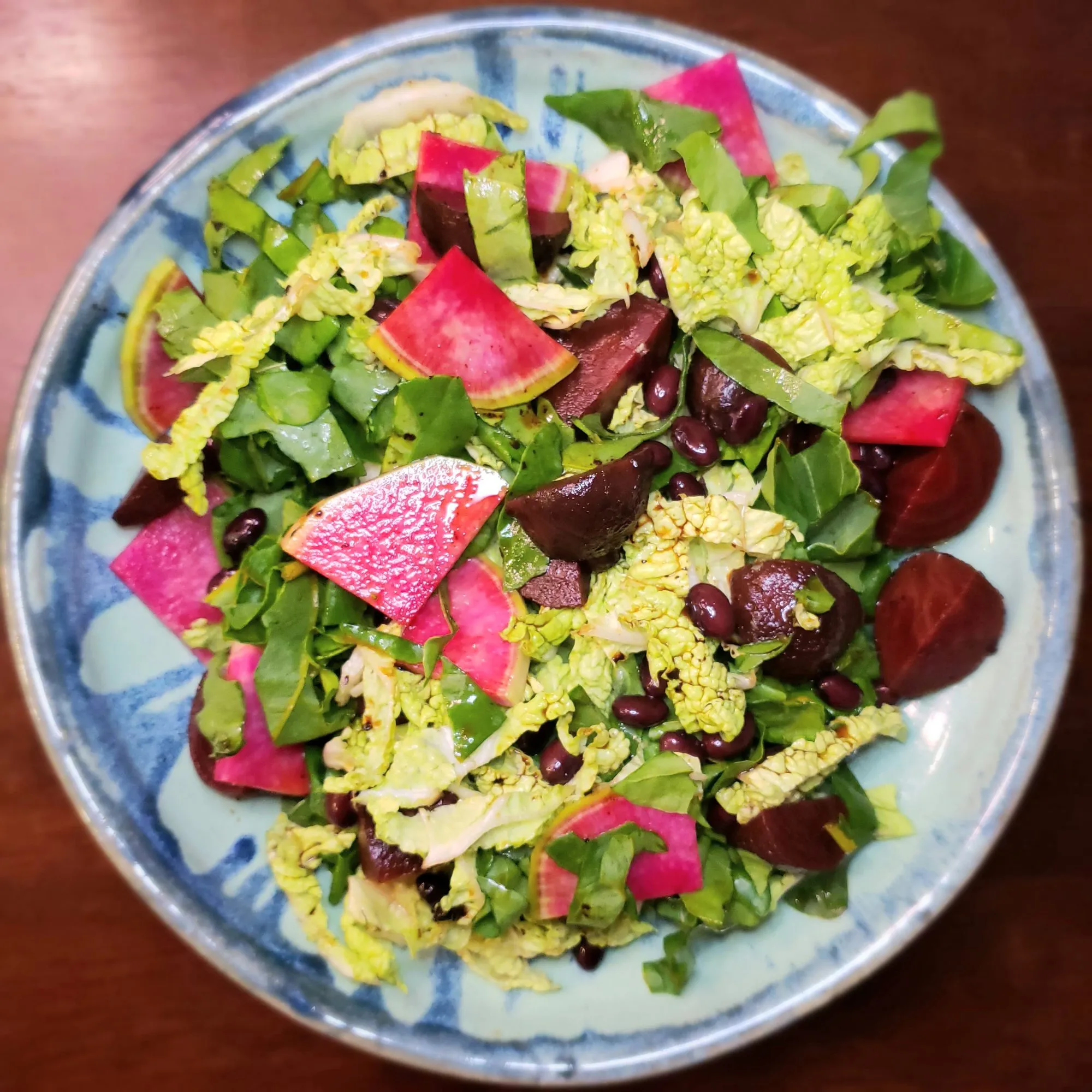Roasted Beet Radish Salad