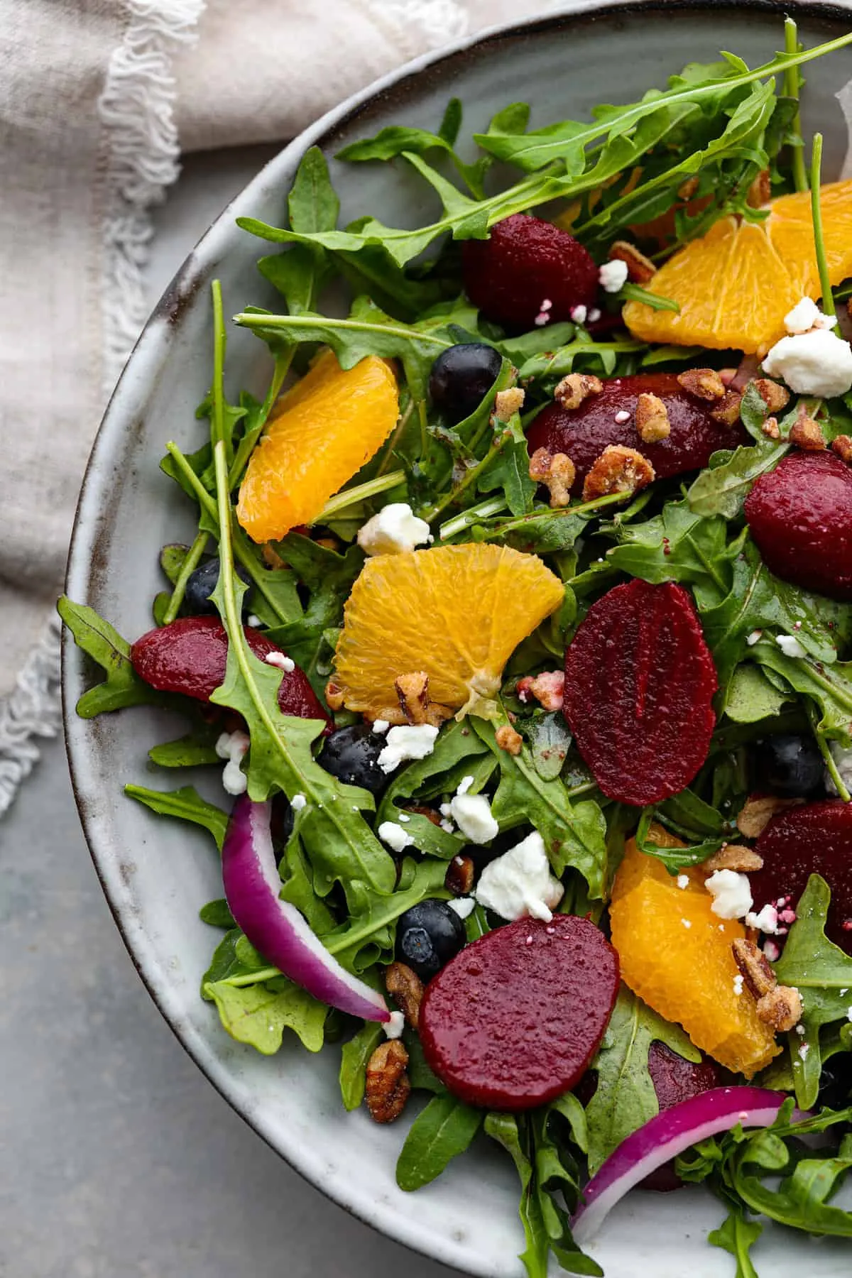 Roasted Beet Salad with Green Chiles and Lime
