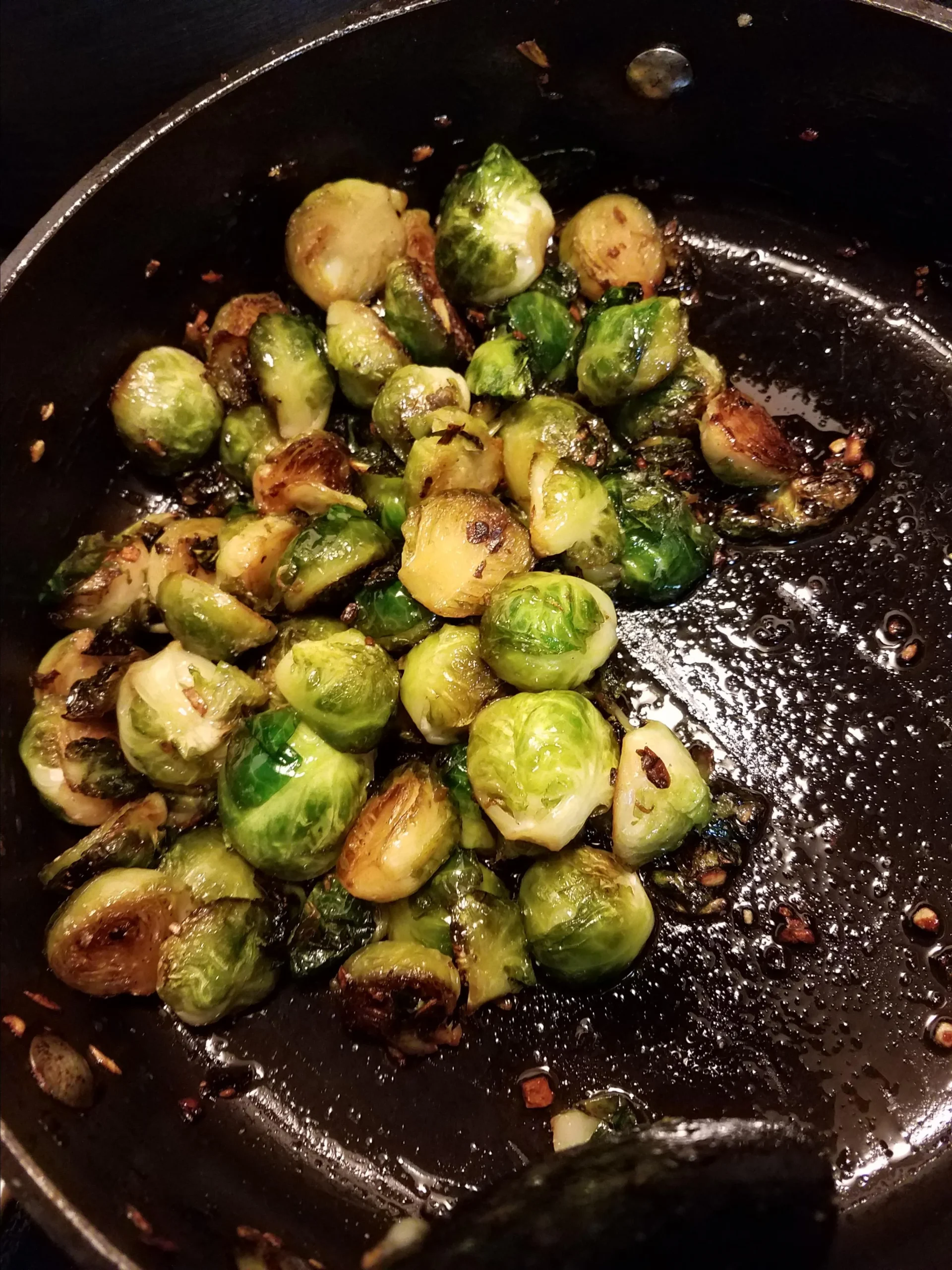 Roasted Brussels Sprouts with Browned Butter and Almonds