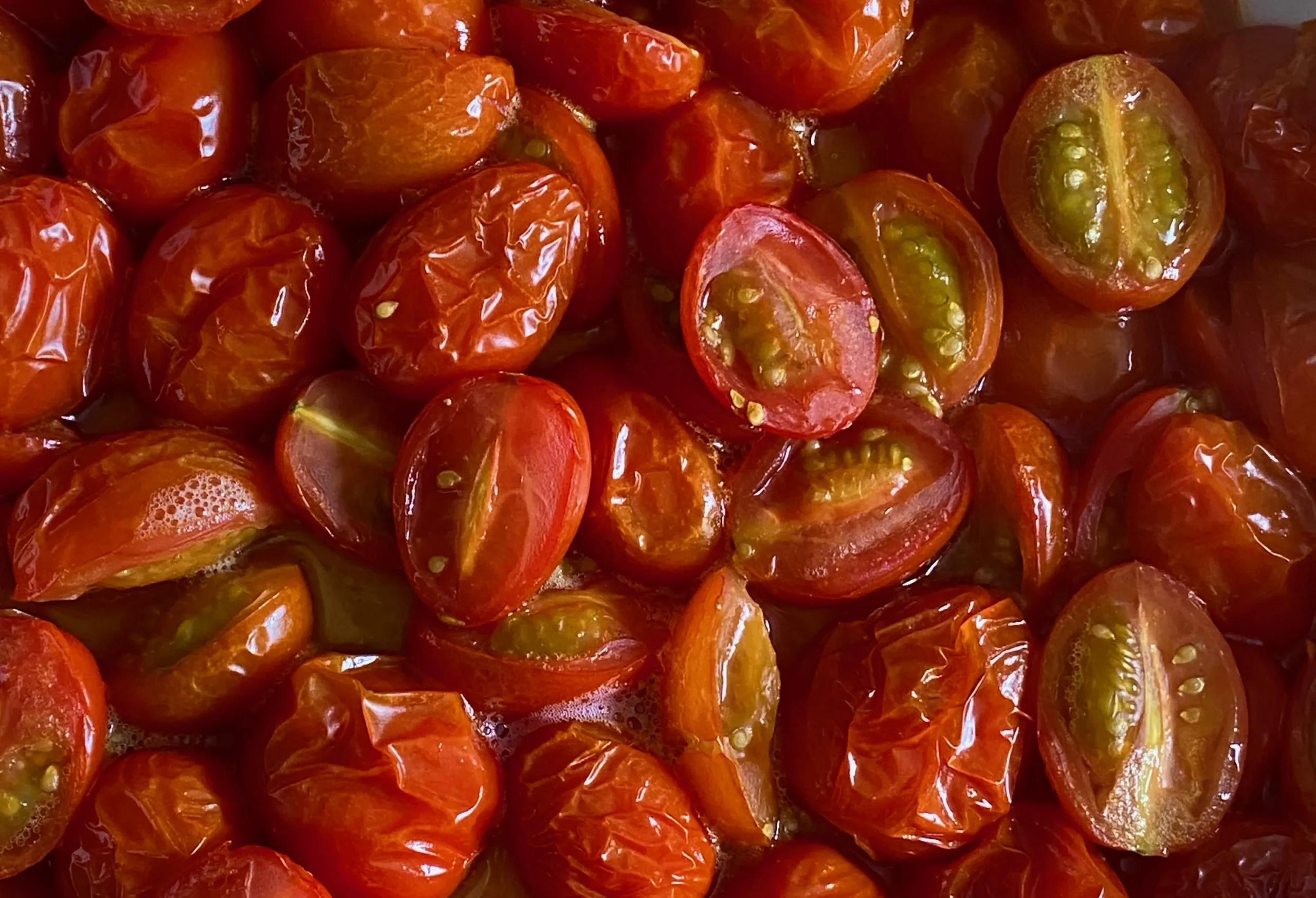 Roasted Cherry Tomato Vinaigrette