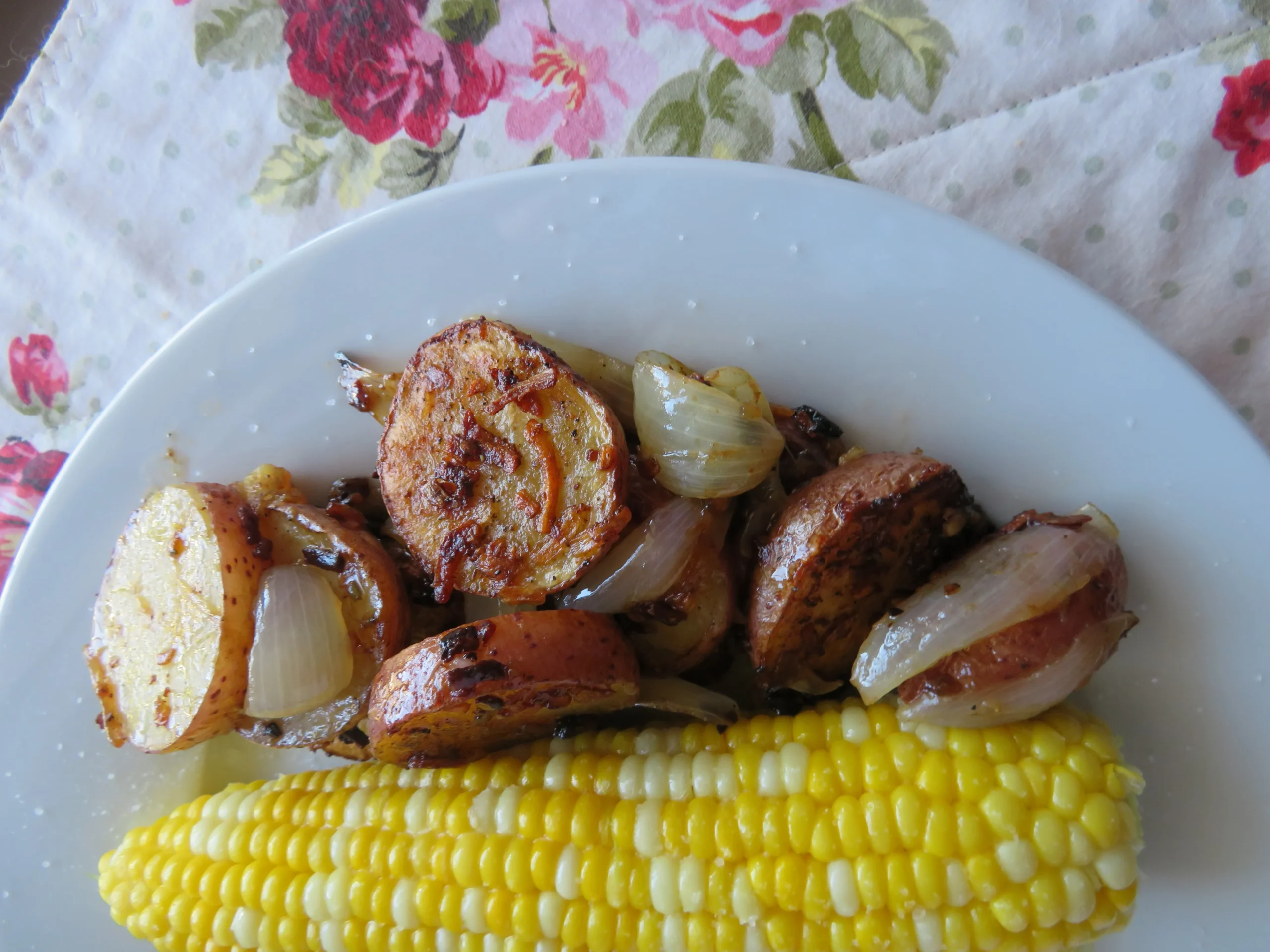 Roasted Onion Potatoes Small Batch