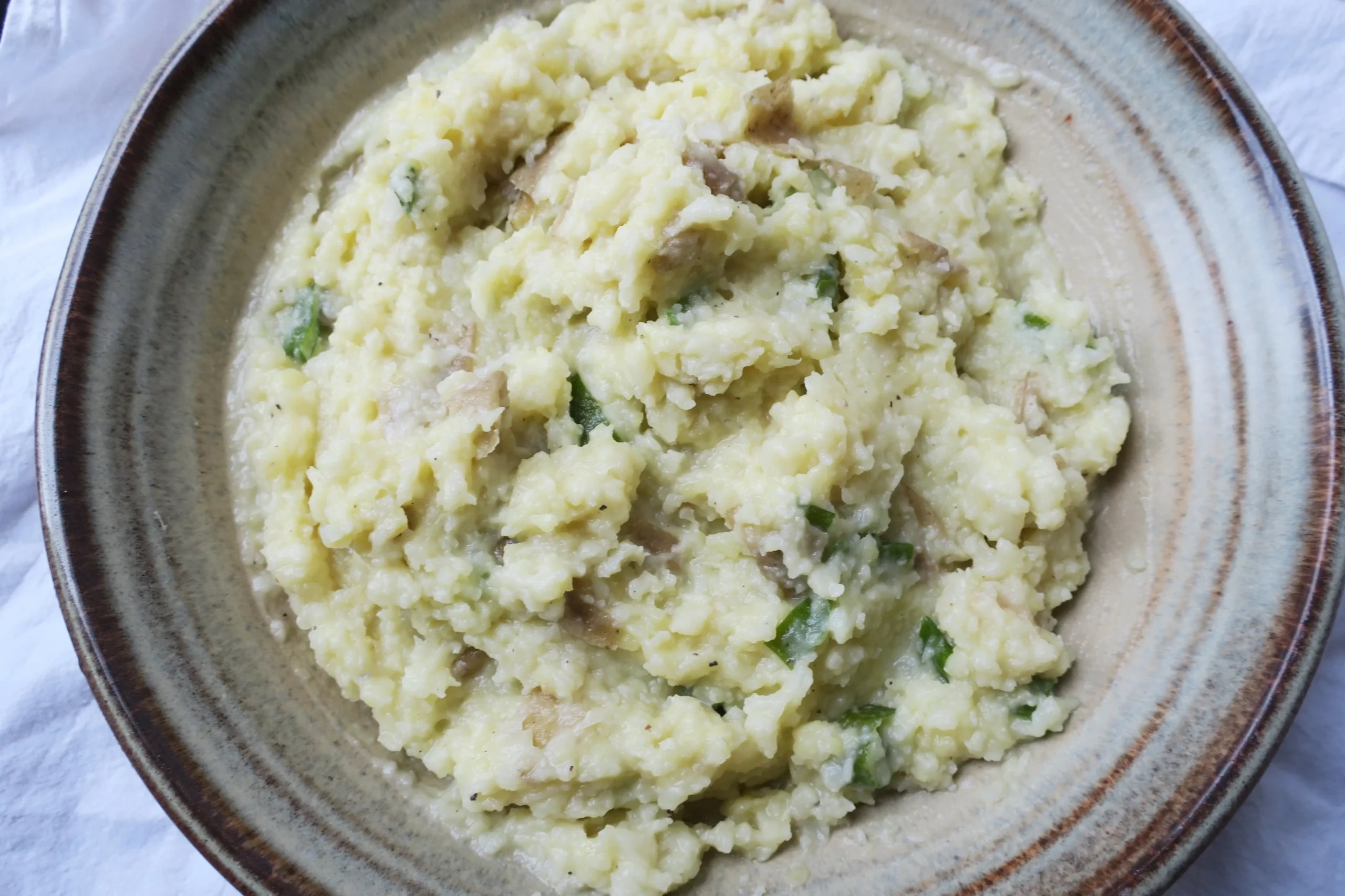 Roasted Potatoes and Cauliflower with Chives
