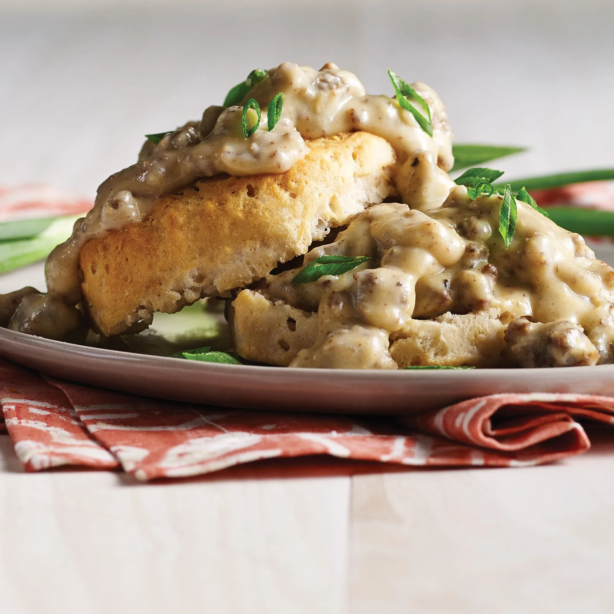 Roasted Red Pepper and Parmesan Biscuits