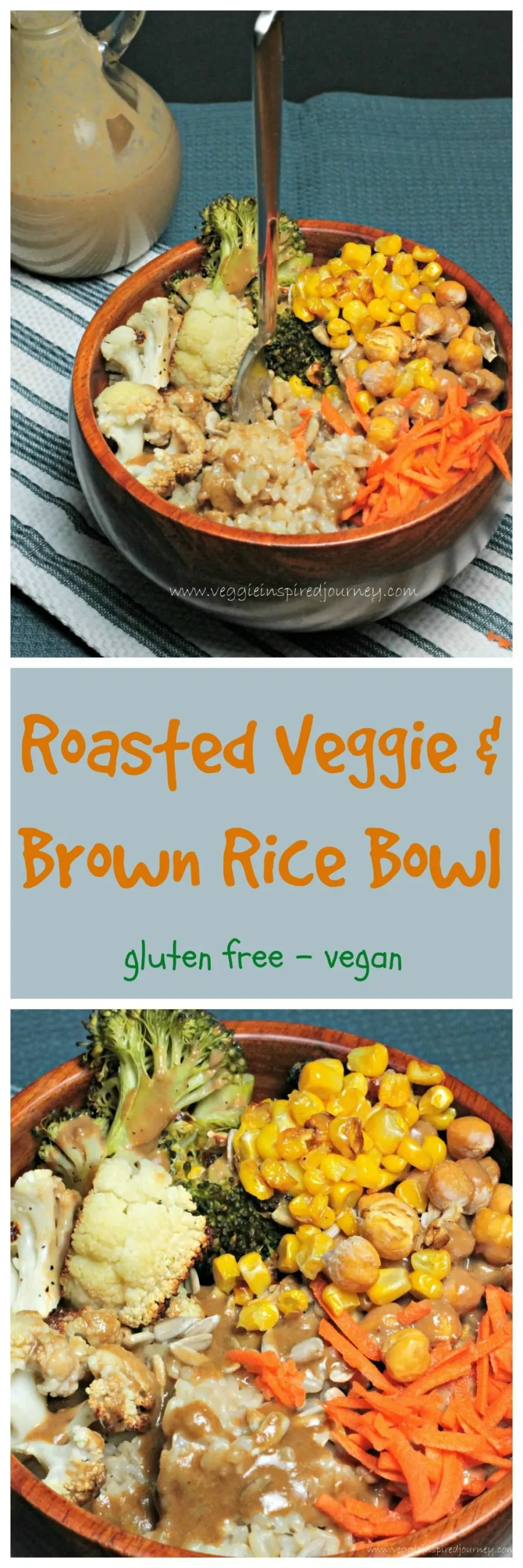 Roasted Veggie Brown Rice Bowl