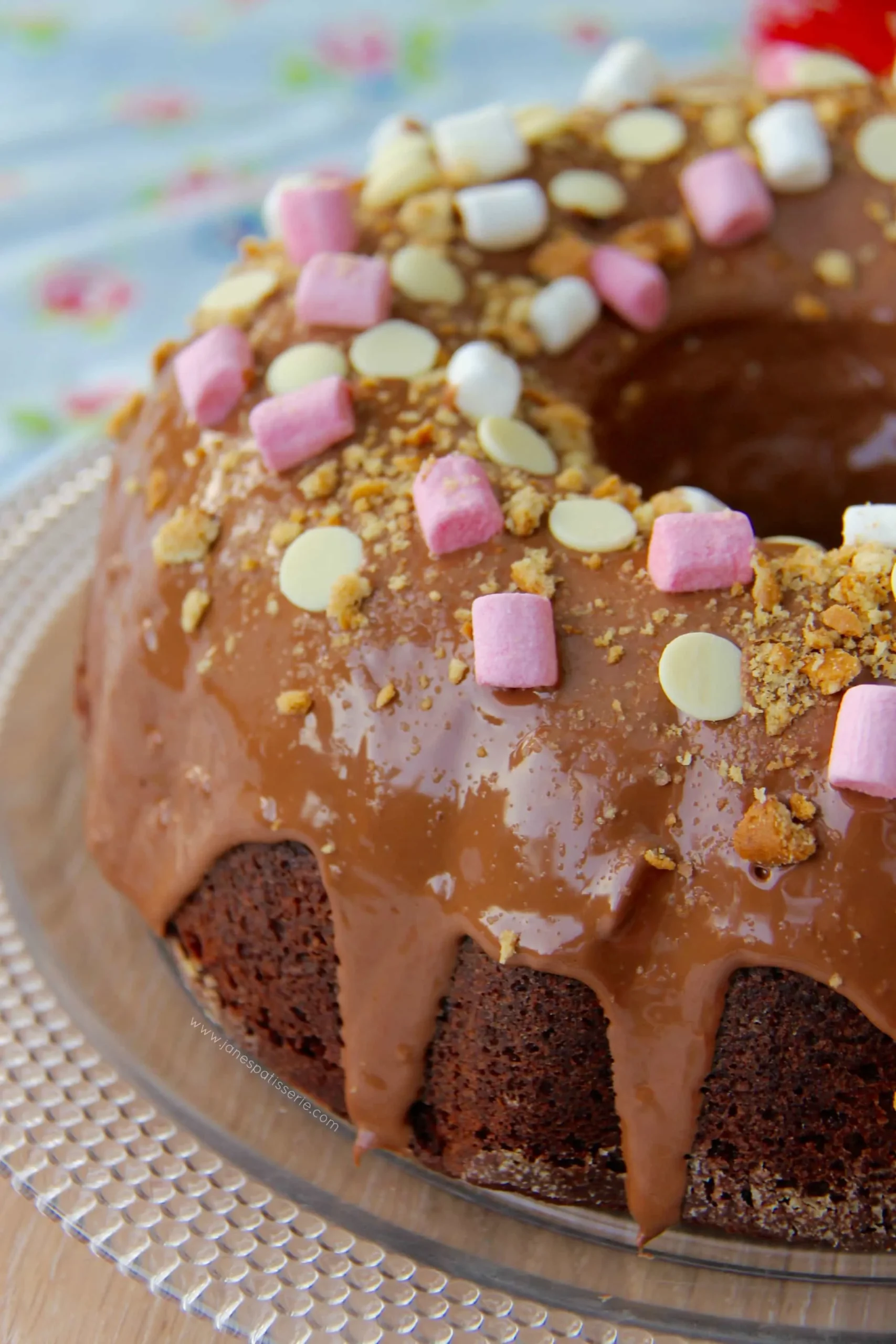 Rocky Road Bundt Cake
