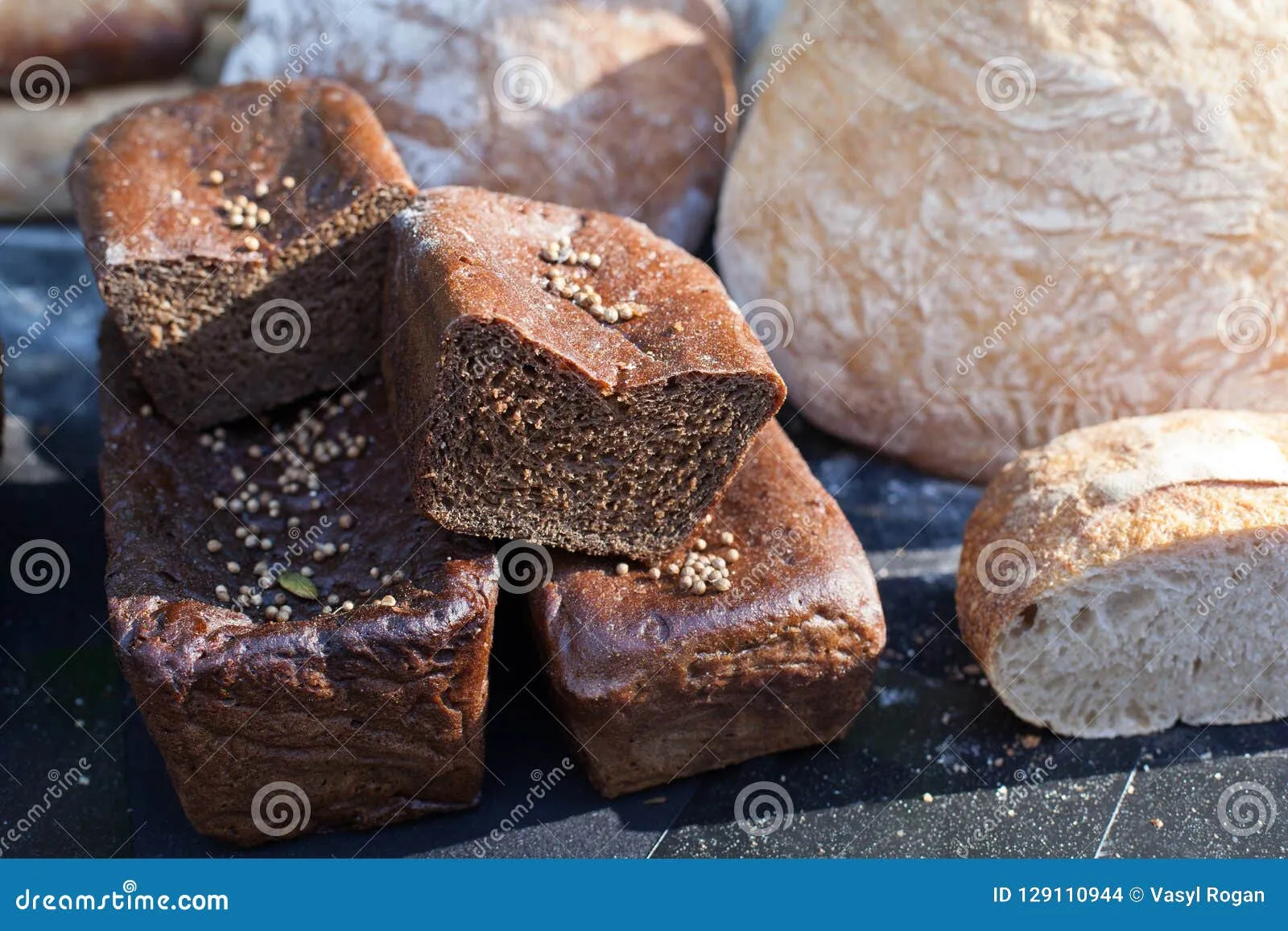 Russian Black Bread Borodinskiy