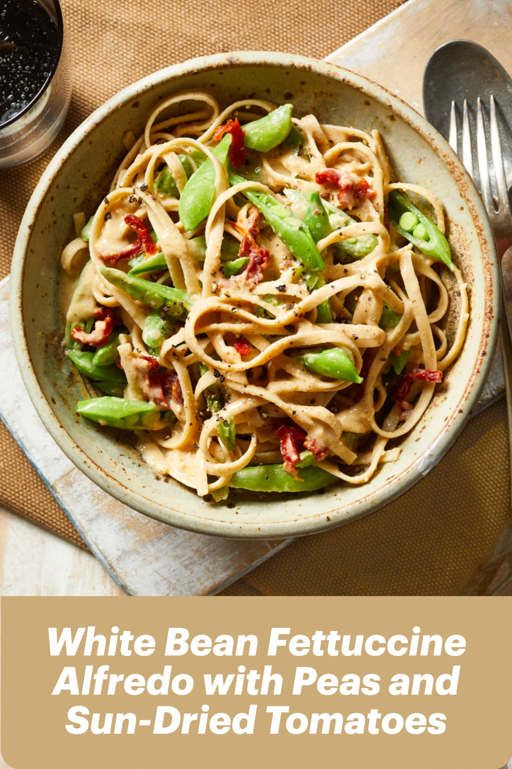 Sage White Bean Fettuccini