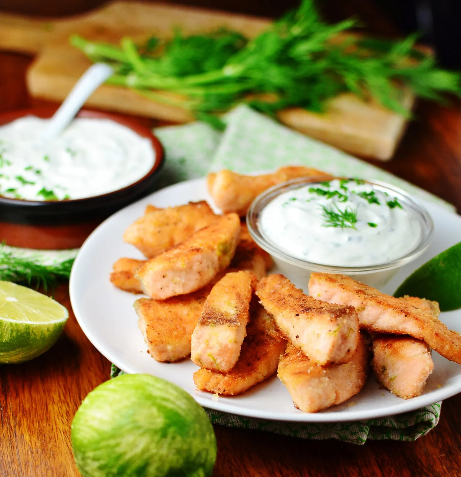 Salmon Lime Fish Fingers