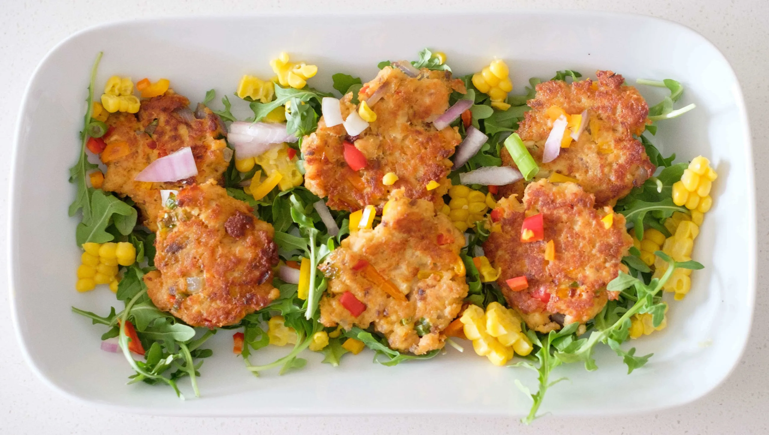 Salmon and Corn Cakes