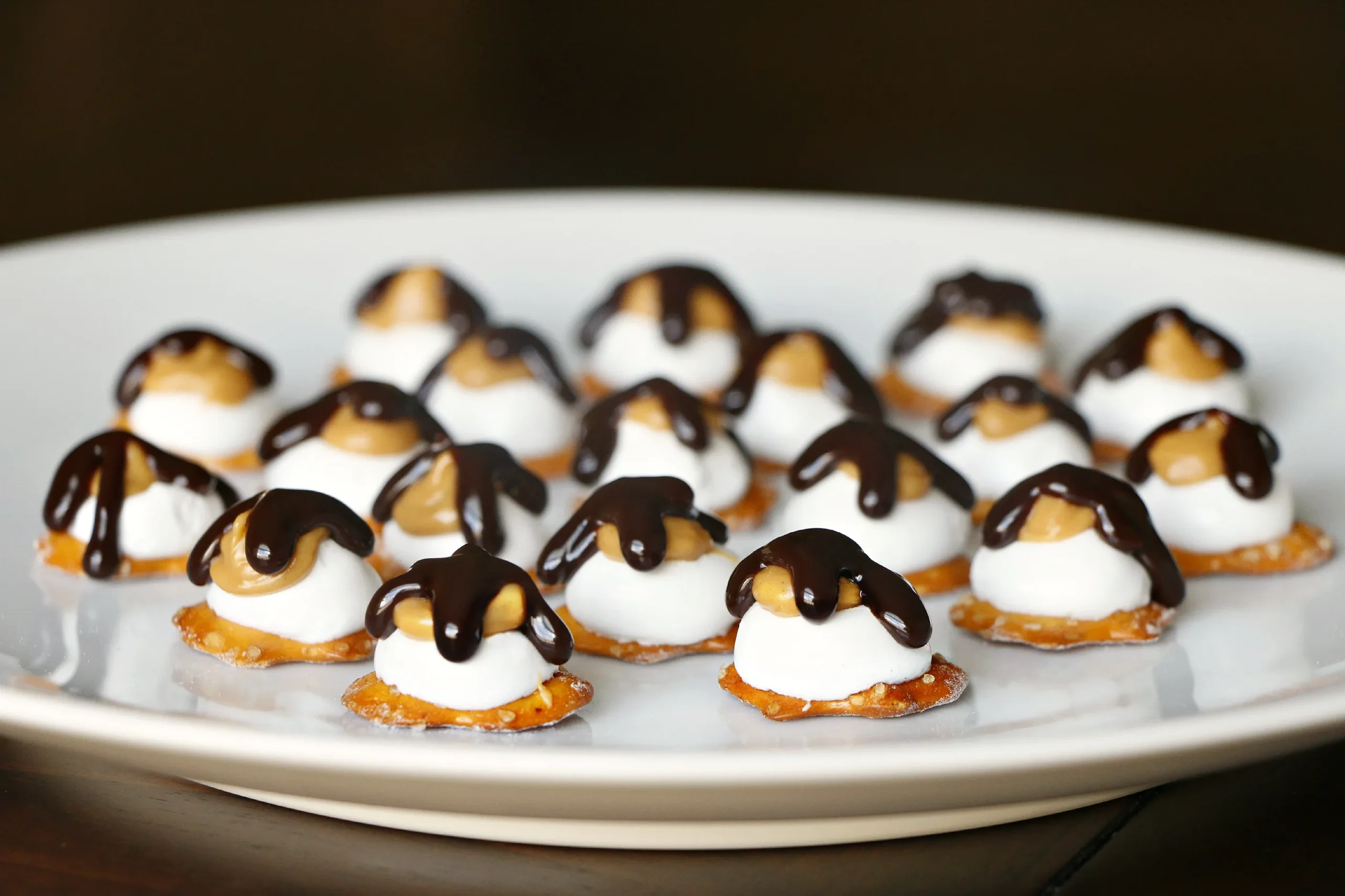 Salty Peanut Butter Marshmallow Pretzel