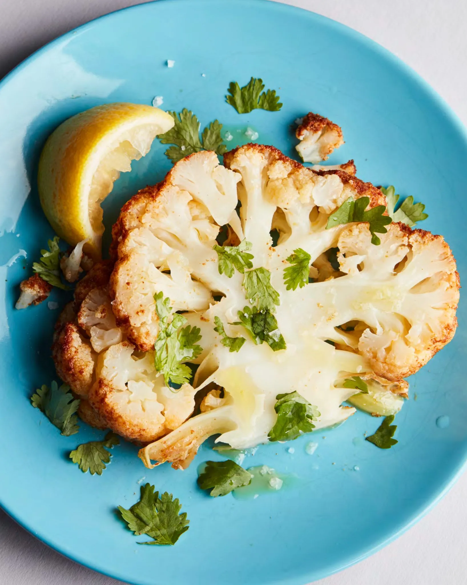 Sausage Spiced Cauliflower Steaks