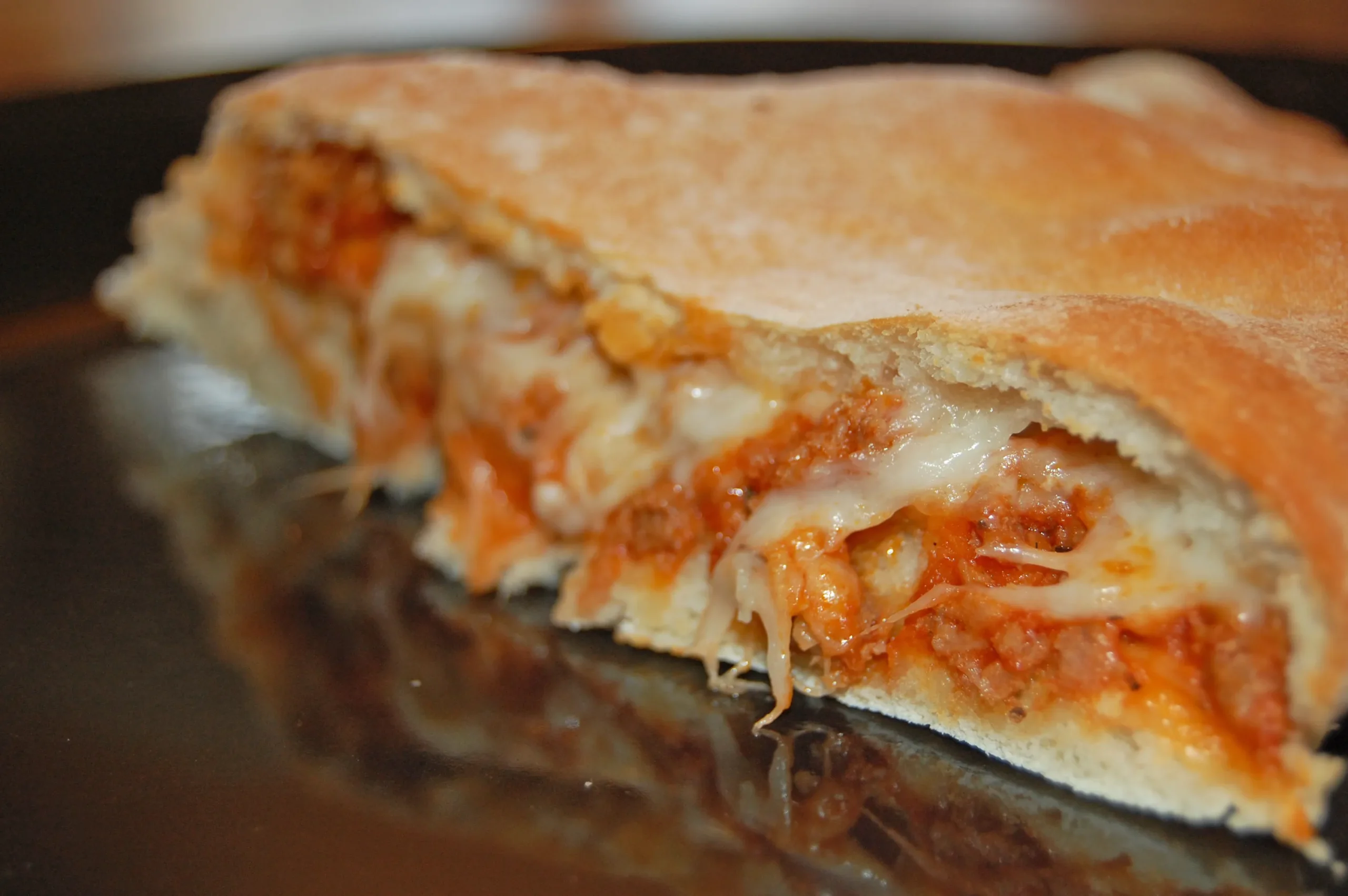 Sausage and Mozzarella Calzone