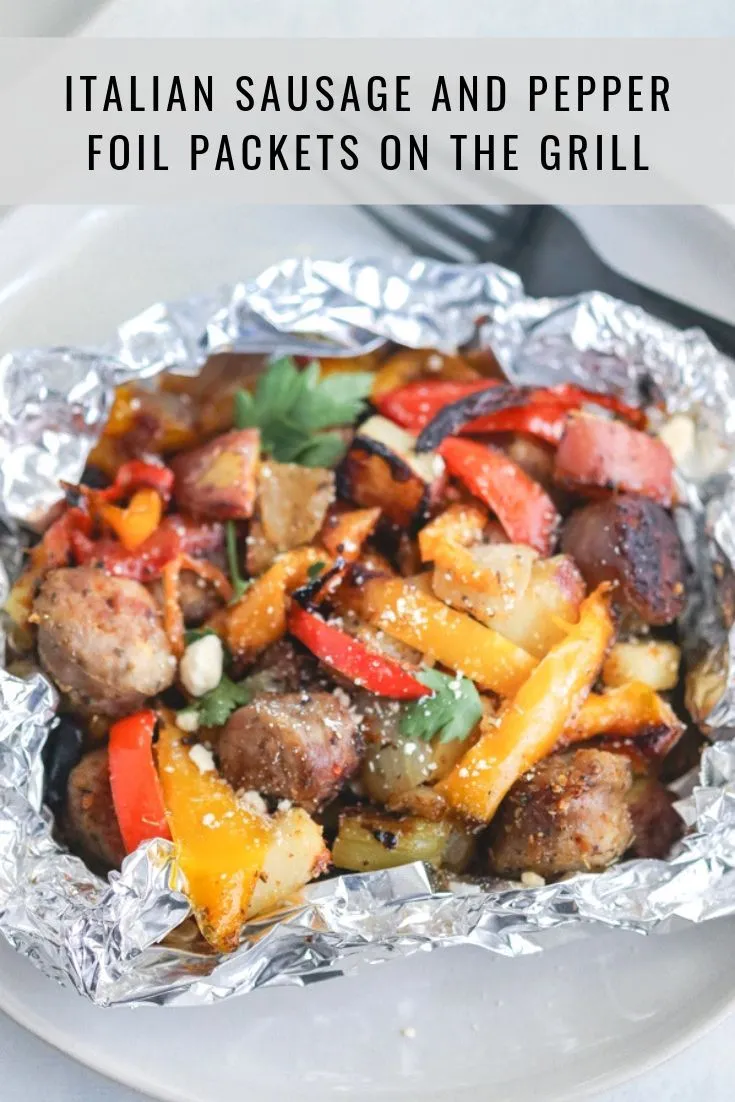 Sausage and Peppers Foil Packets