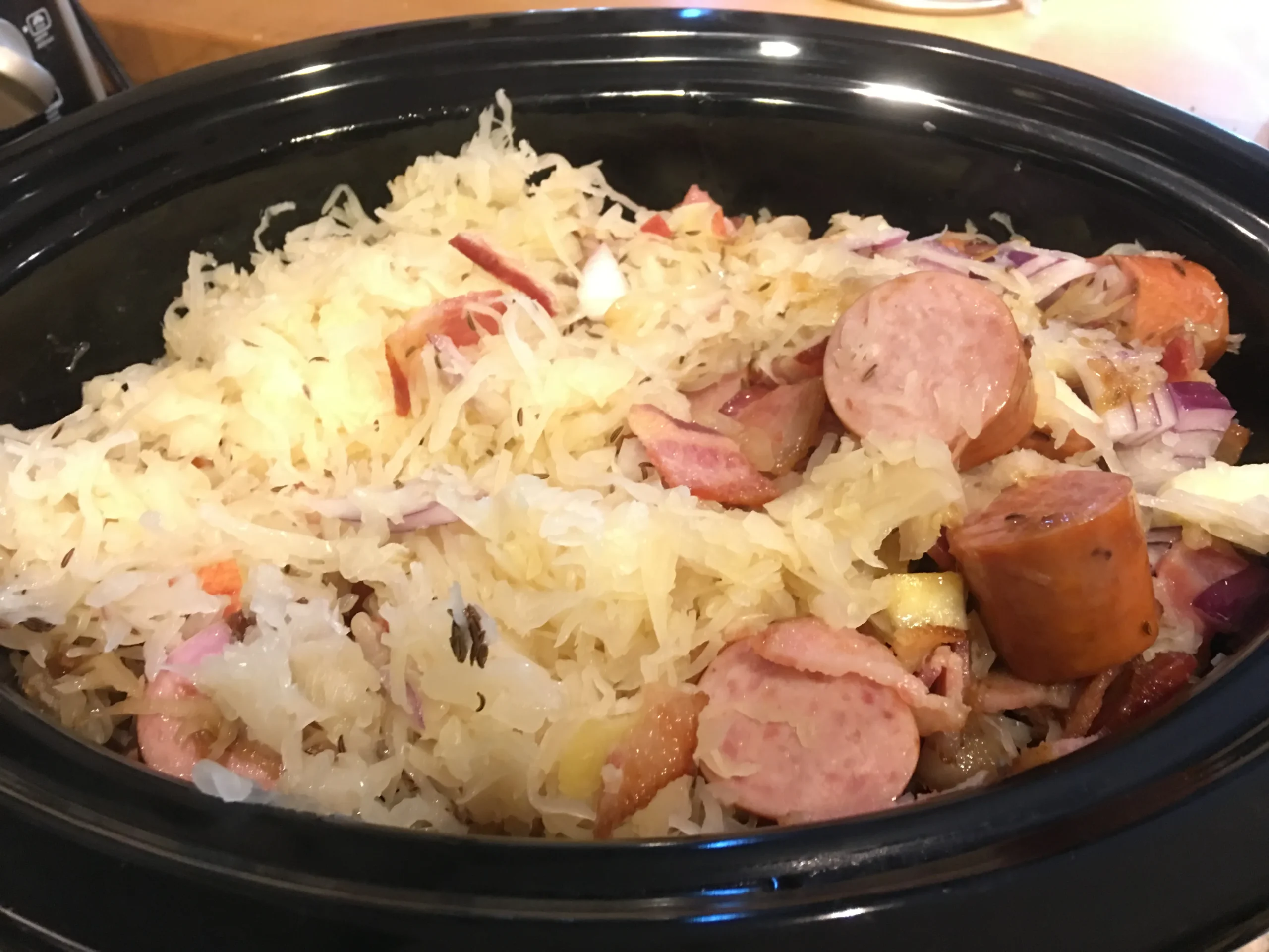 Sausage and Sauerkraut Dinner
