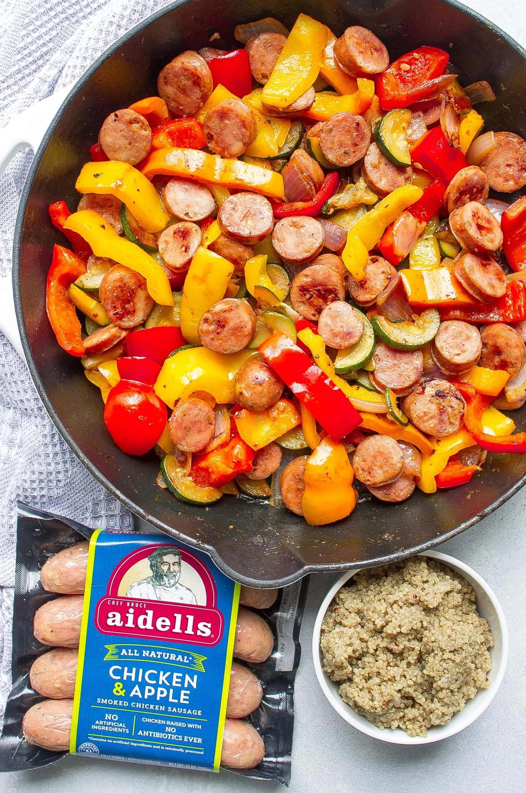 Sausage and Vegetable Skillet