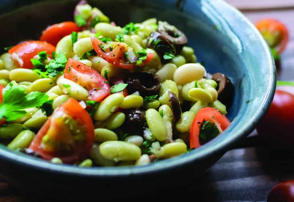 Sauteed Flageolet Beans with Fusilli
