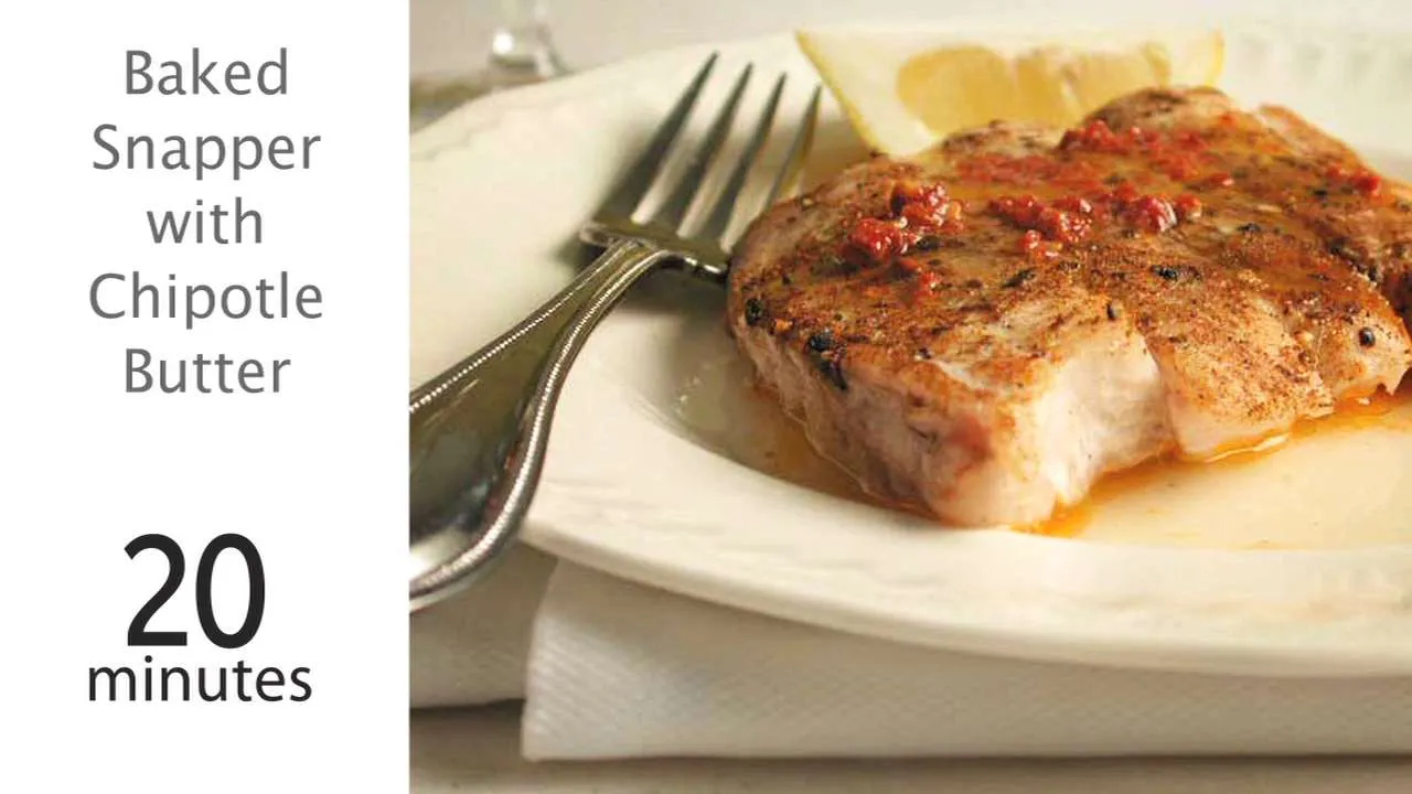 Sauteed Snapper with Plum Tomatoes and Spinach