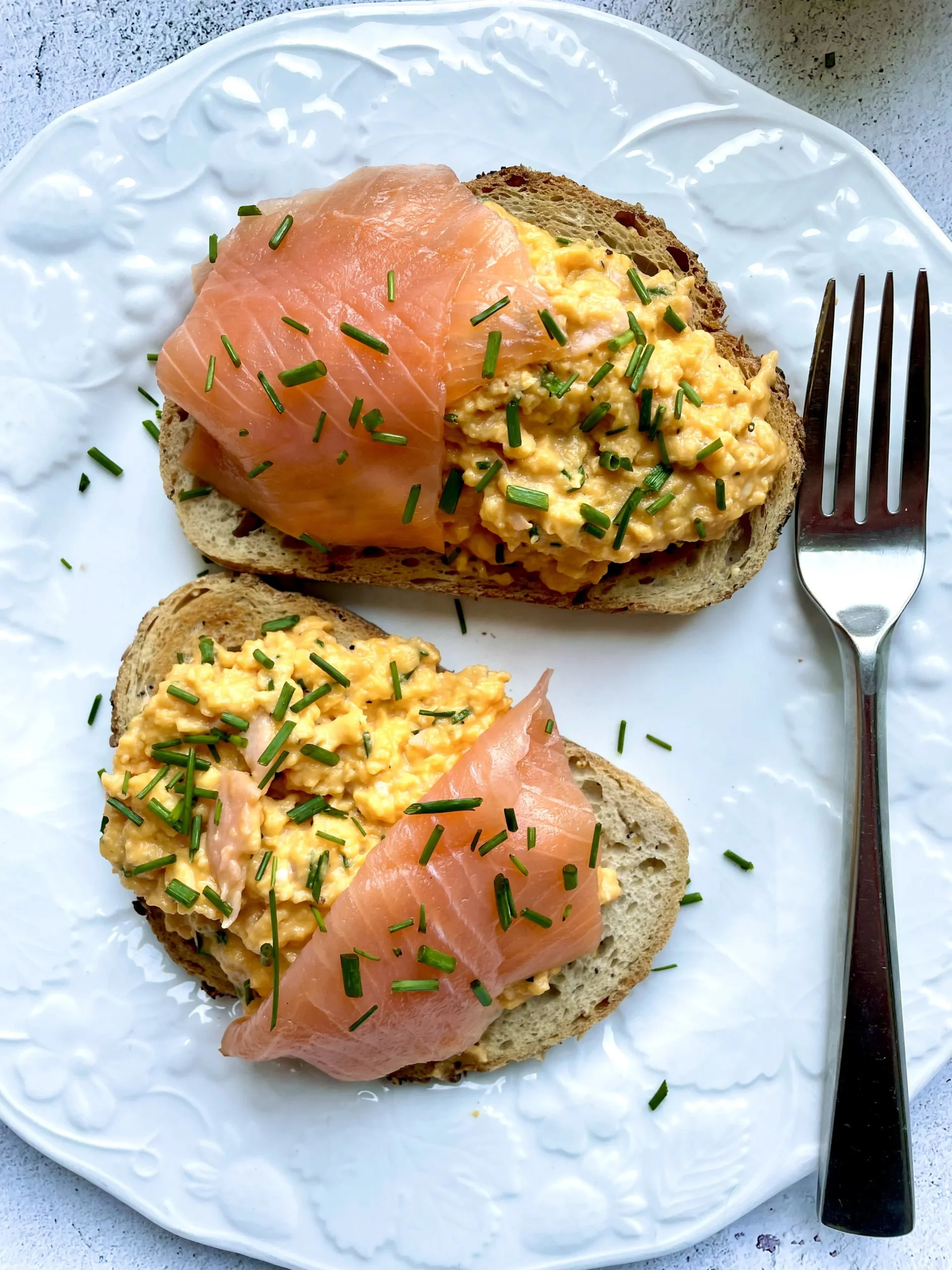 Scrambled Eggs with Smoked Salmon Dukan Friendly